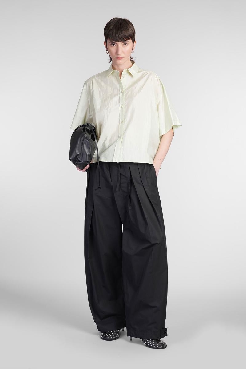 【送料&関税込】Jil Sander Trousers 68 Pants In Black Cotton Jil Sander Trousers 68 Pants in Black | Lyst