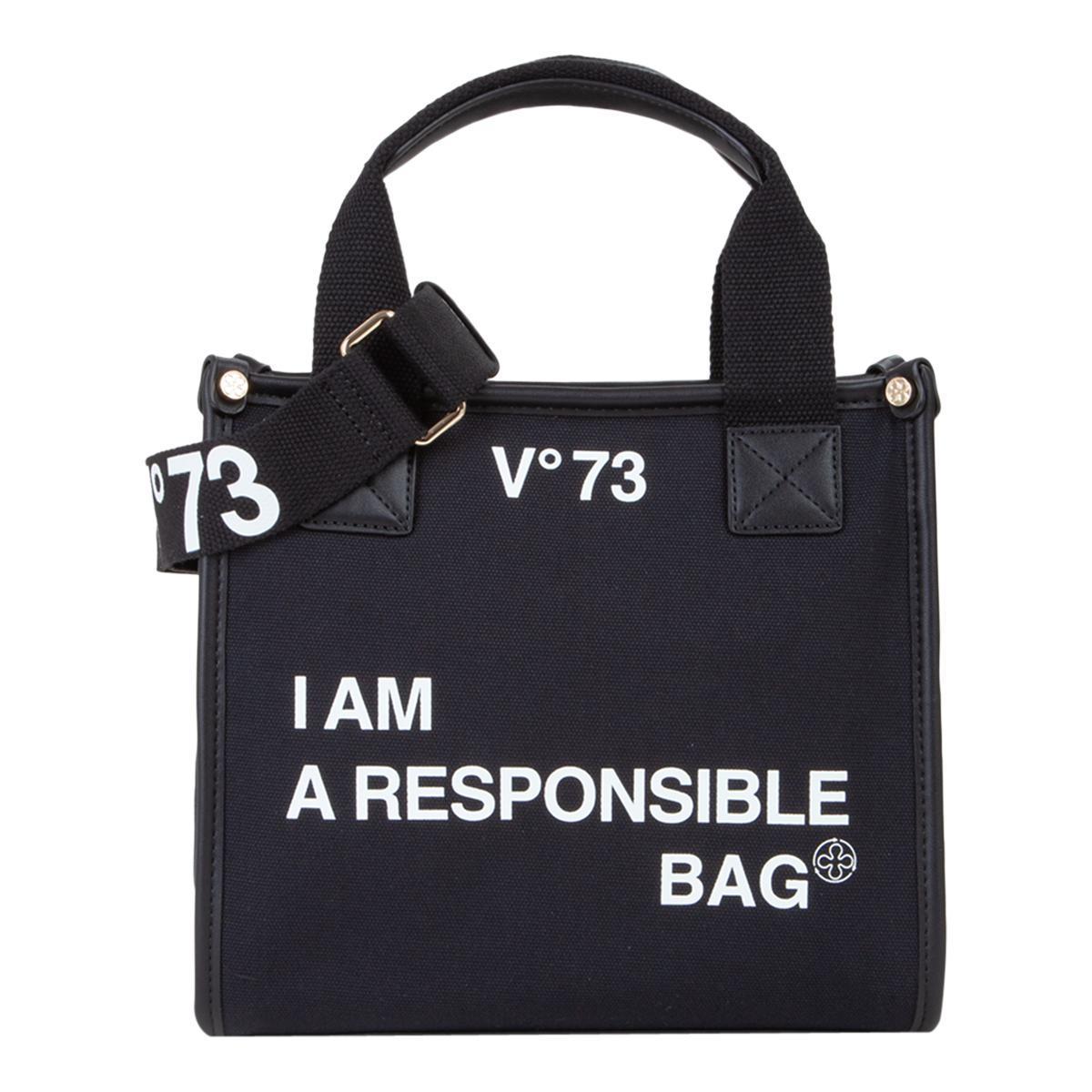 トートバッグ V73 Woman Tote bags Black 73BS92701 001 V73 Bags in Black | Lyst