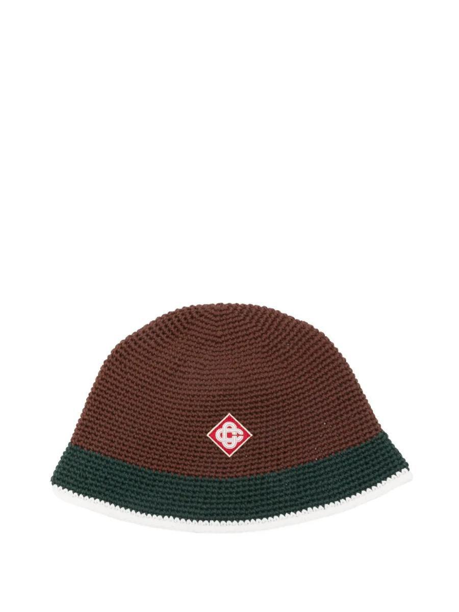 Casablanca STRIPED CROCHET HAT カサブランカ Casablanca STRIPED CROCHET HAT カサブランカ