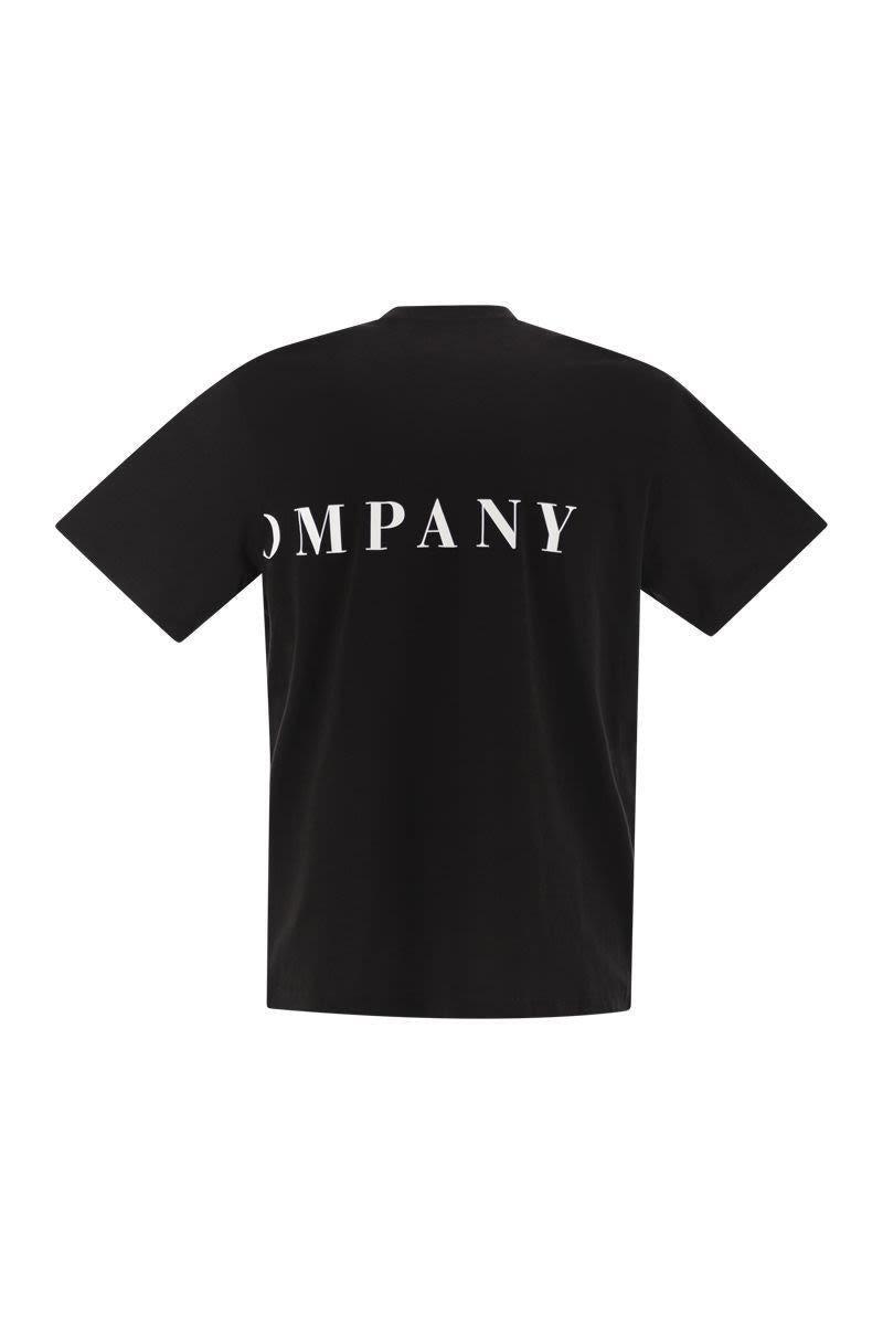 Tシャツ・カットソー C.P. Company T-shirt with logo print on chest and back C.P. Company T-Shirt With Logo Print On Chest And Back in