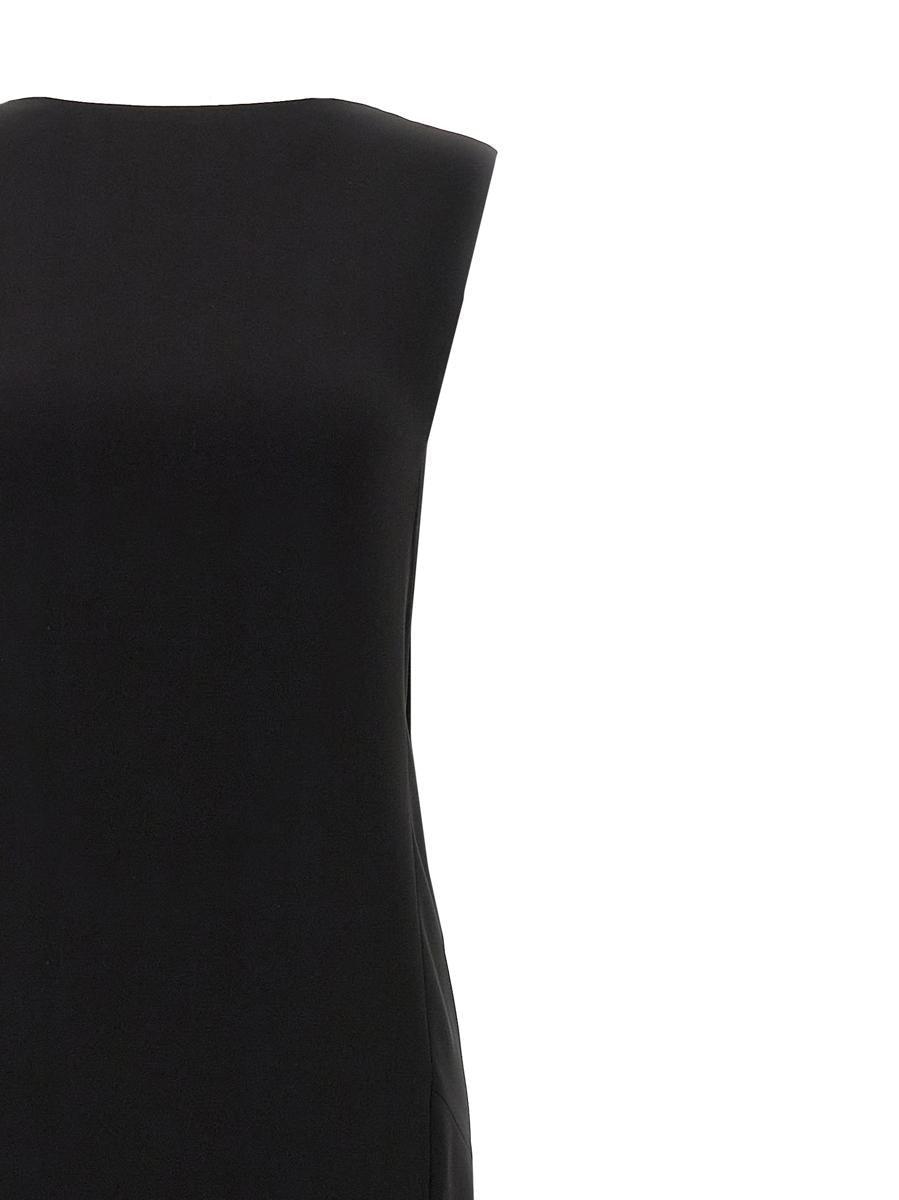 ワンピース MAX MARA 'Creso' dress Black Creso long dress with jewelry chain detail on the back MAX