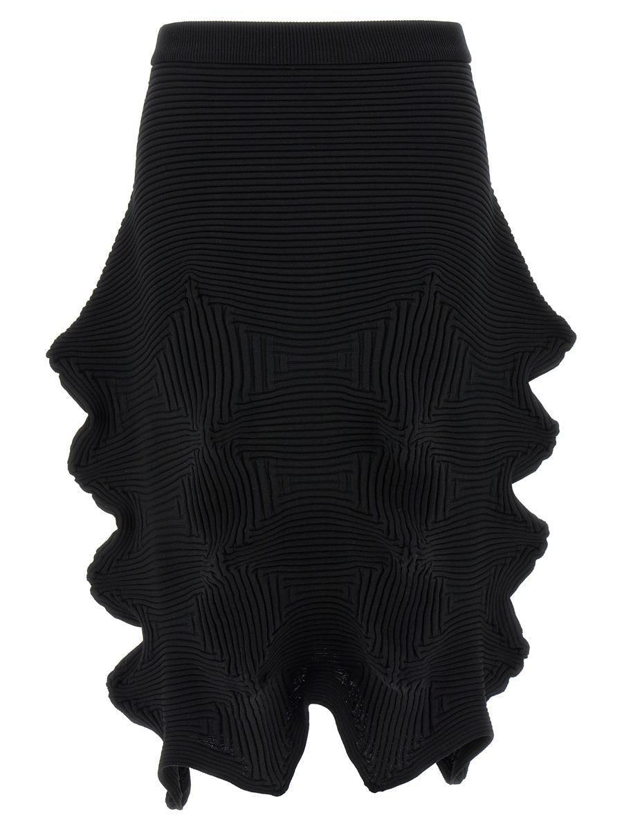 スカート ISSEY MIYAKE SS25 'Linkage' skirt (IM56KG783 15) Issey Miyake Linkage Skirt - Black | Garmentory