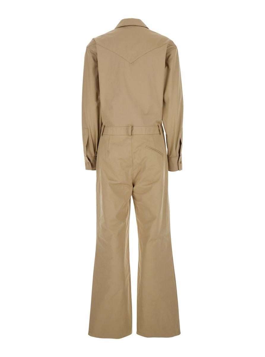 ワンピース Federica Tosi Cerulean Jumpsuit With V-Neckline Federica Tosi Cerulean Jumpsuit With V-Neckline | THE LIST