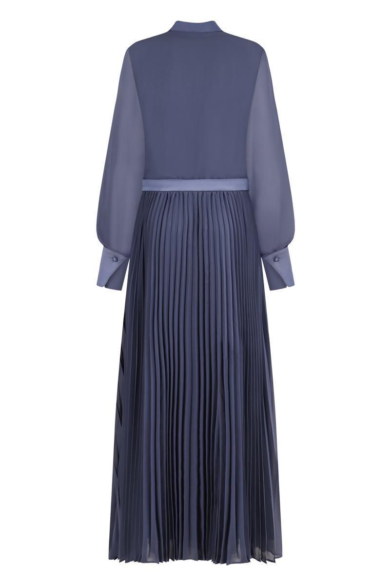 ワンピース EMPORIO ARMANI Women Mid Skirts EW001538TE14039UB115 BLUE Emporio Armani Pleated Midi Skirt | Blue | FARFETCH