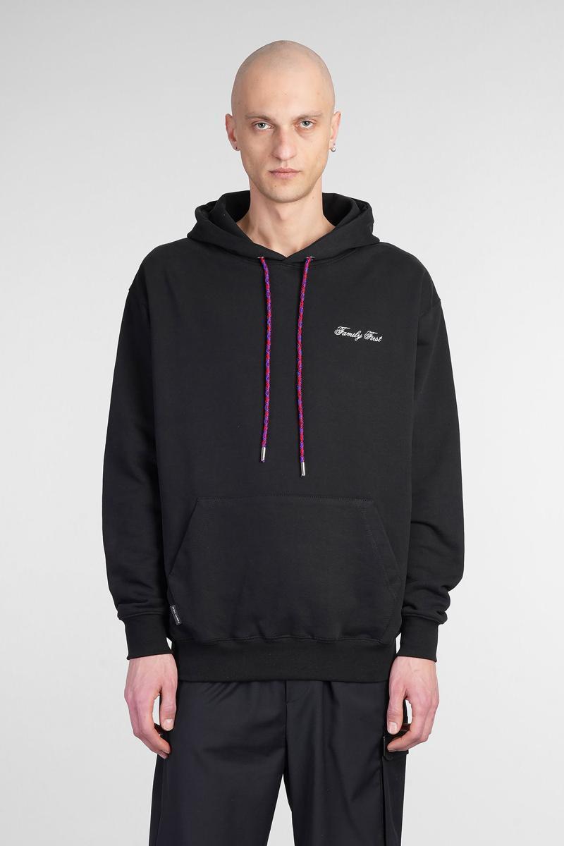 パーカー・フーディ FAMILY FIRST SS24 ZIP SWEATSHIRT. (HS2401_BLACK) FOLL / フォル】two side hardyarn sweat zip parka（パーカー