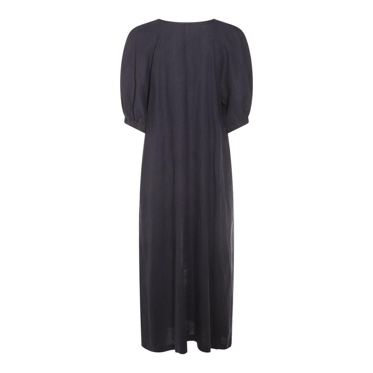 ワンピース MALO BLACK LINEN LONG DRESS PRODUCT-JUL12024-OFFSHORE2-27.