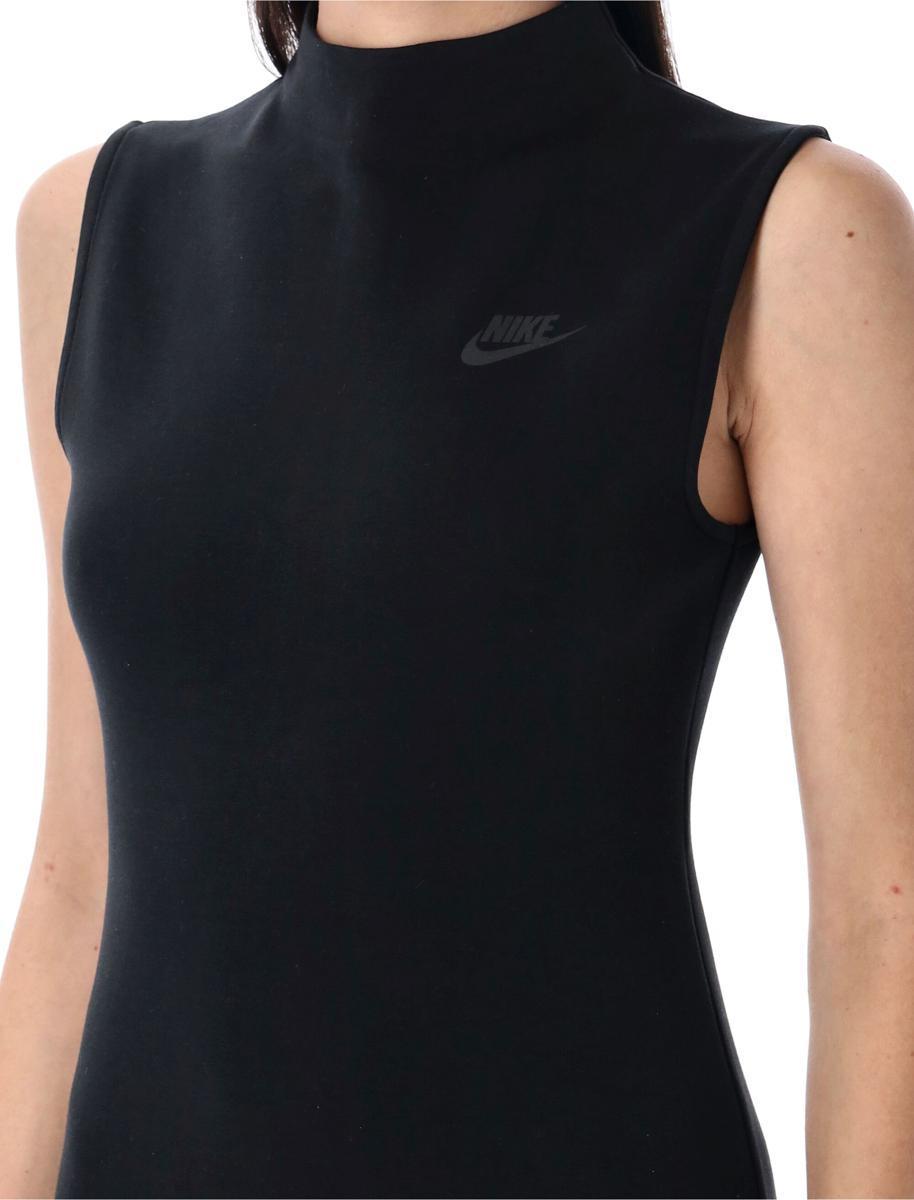 Nike Tech Fleece Dress in Black | Lyst
