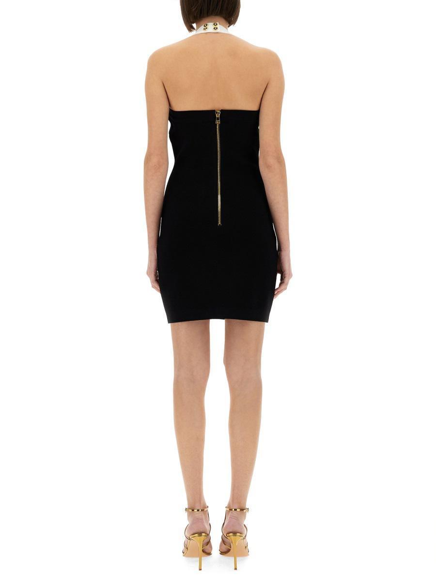 ワンピース Balmain Two-Tone Dress With Open Back 23287774_53325710_600.jpg
