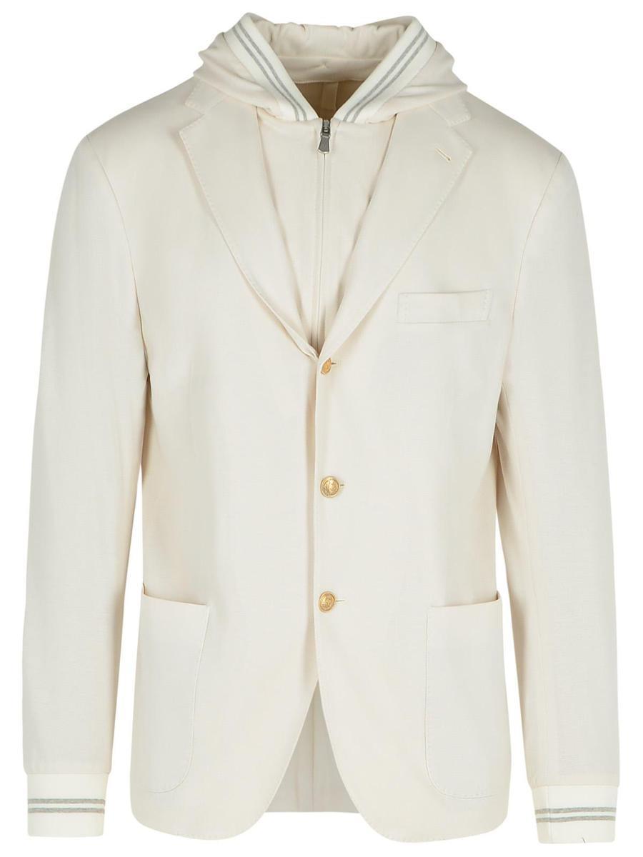 VIP【関税送料無料】希少 ELEVENTY WHITE COTTON BLAZER Eleventy x Harrods Linen Single-Breasted Blazer | Harrods UK