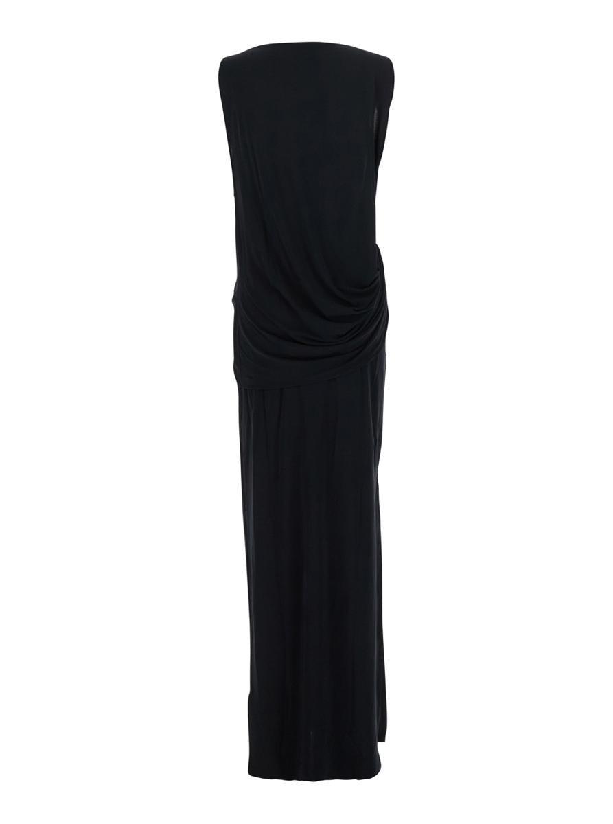 【Jacquemus】La Robe Peplo' Black Long Dress 23760628_55357301_1000.jpg