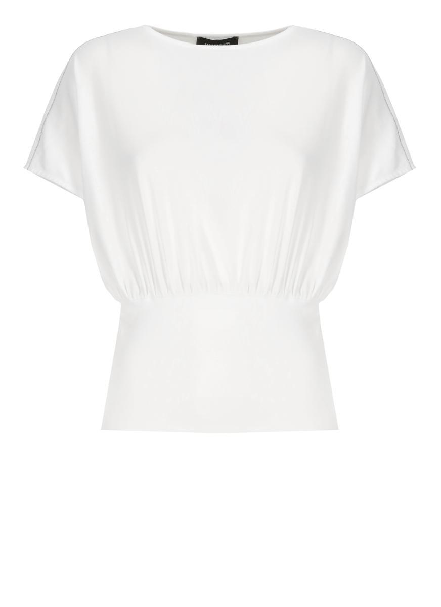 Tシャツ・カットソー FABIANA FILIPPI GREEN COTTON T-SHIRT Fabiana Filippi Cotton T-shirt | Green | FARFETCH JO