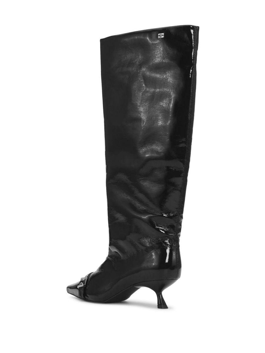 【GANNI】Synthetic Naplack Boots Ganni Synthetic Naplack Boots in Black | Lyst
