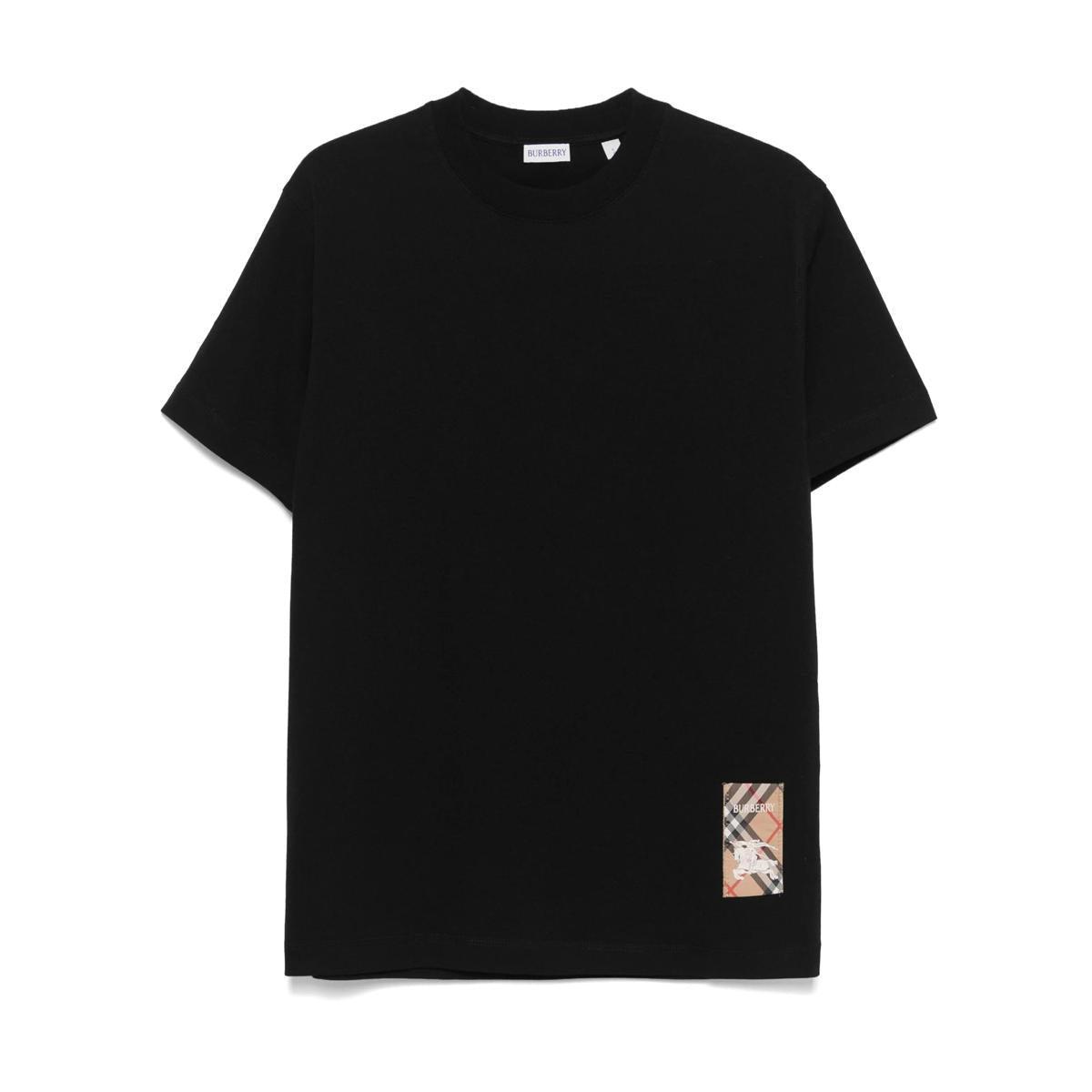 Burberry T-Shirts And Polos in Black for Men | Lyst