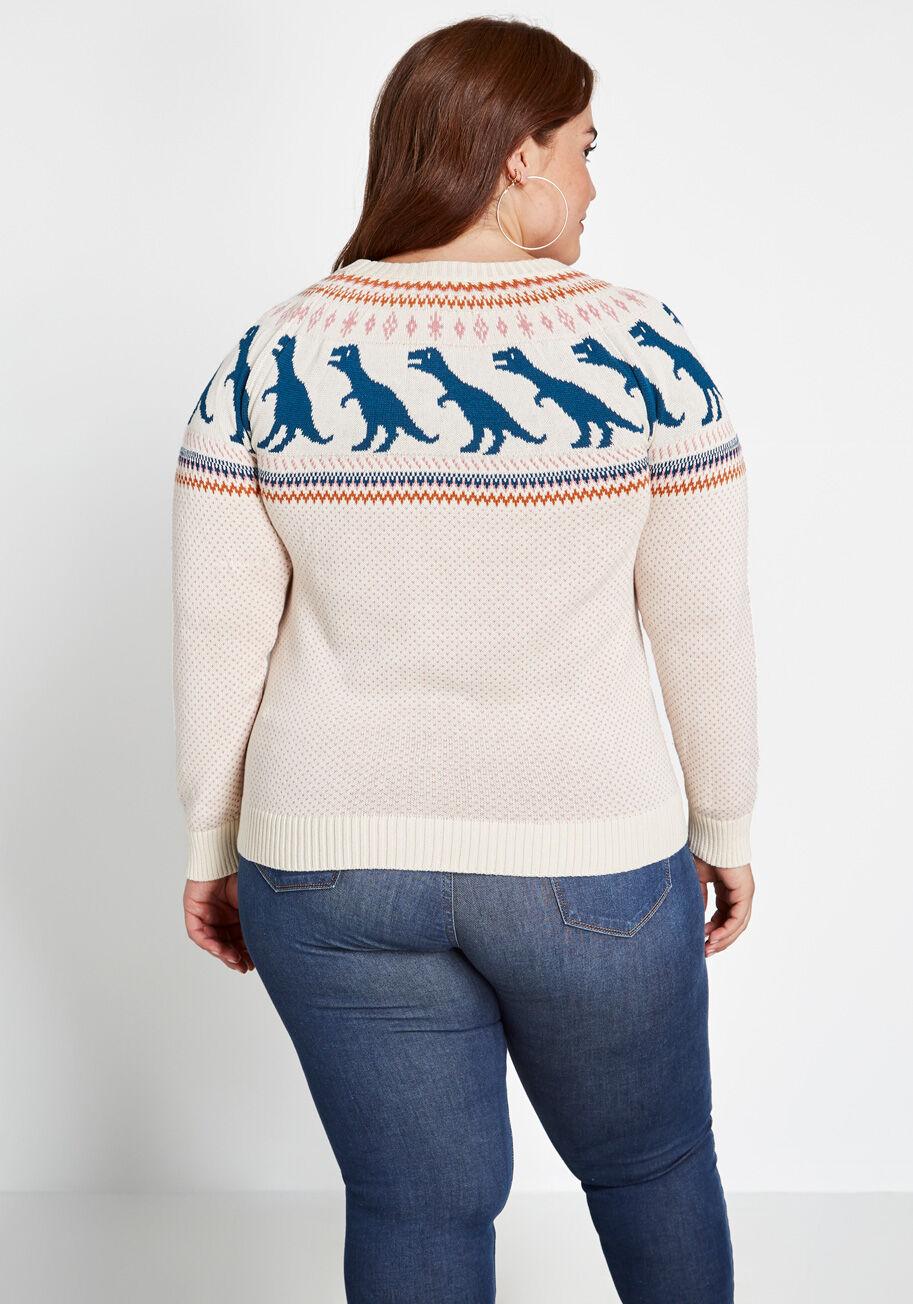 modcloth dinosaur sweater