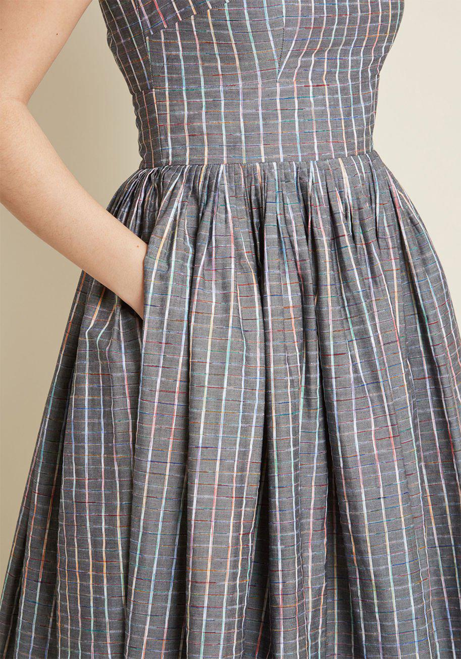 fabulous fit and flare dress with pockets