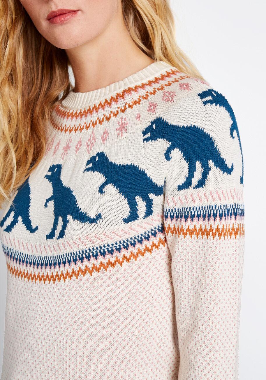 modcloth dinosaur sweater
