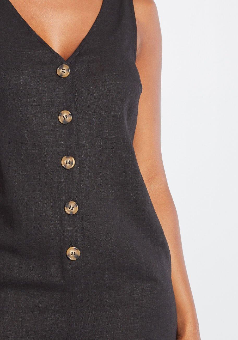 modcloth black jumpsuit