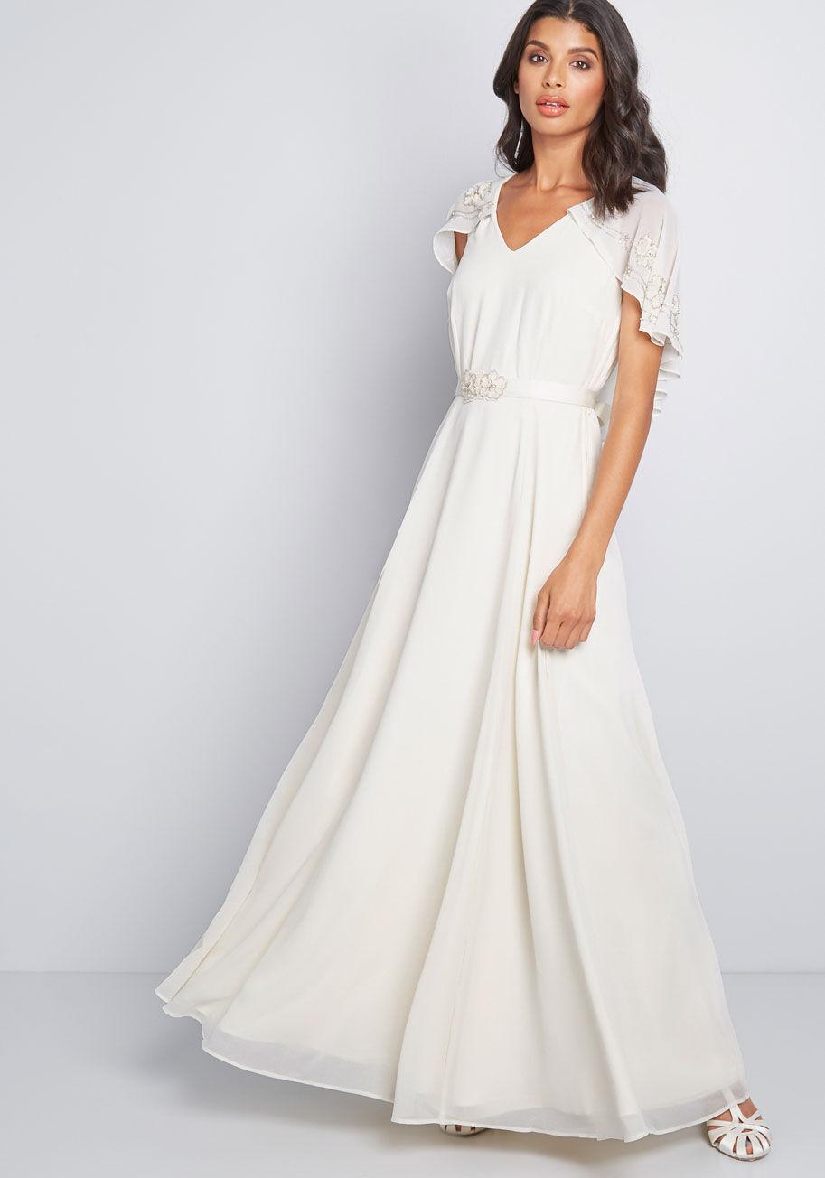 modcloth white dress