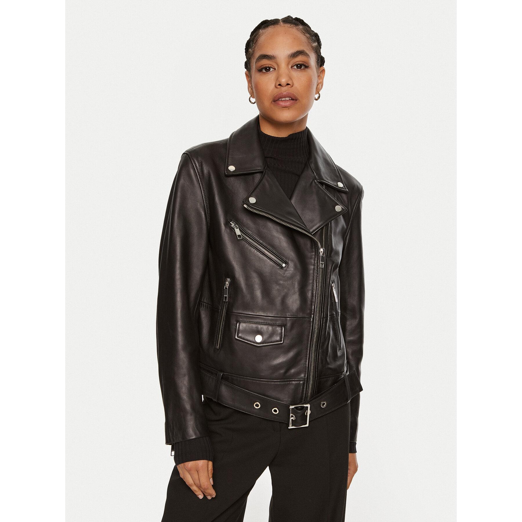 Biker Lederjacke Breuninger Lederjacke BELSTAFF Lederjacke In Schwarz