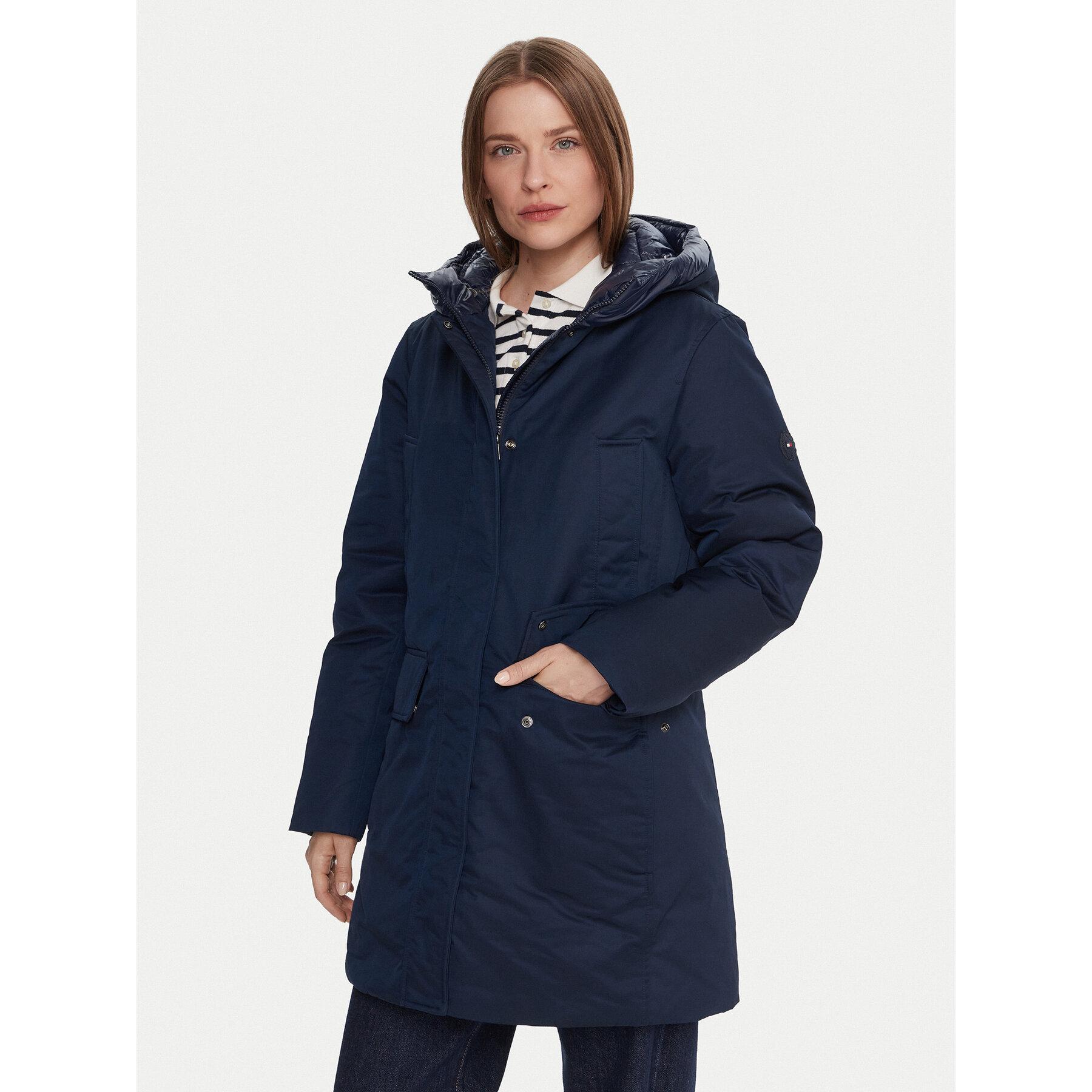 Wattierter Parka Tommy Hilfiger Mantel Mit Kapuze TOMMY HILFIGER