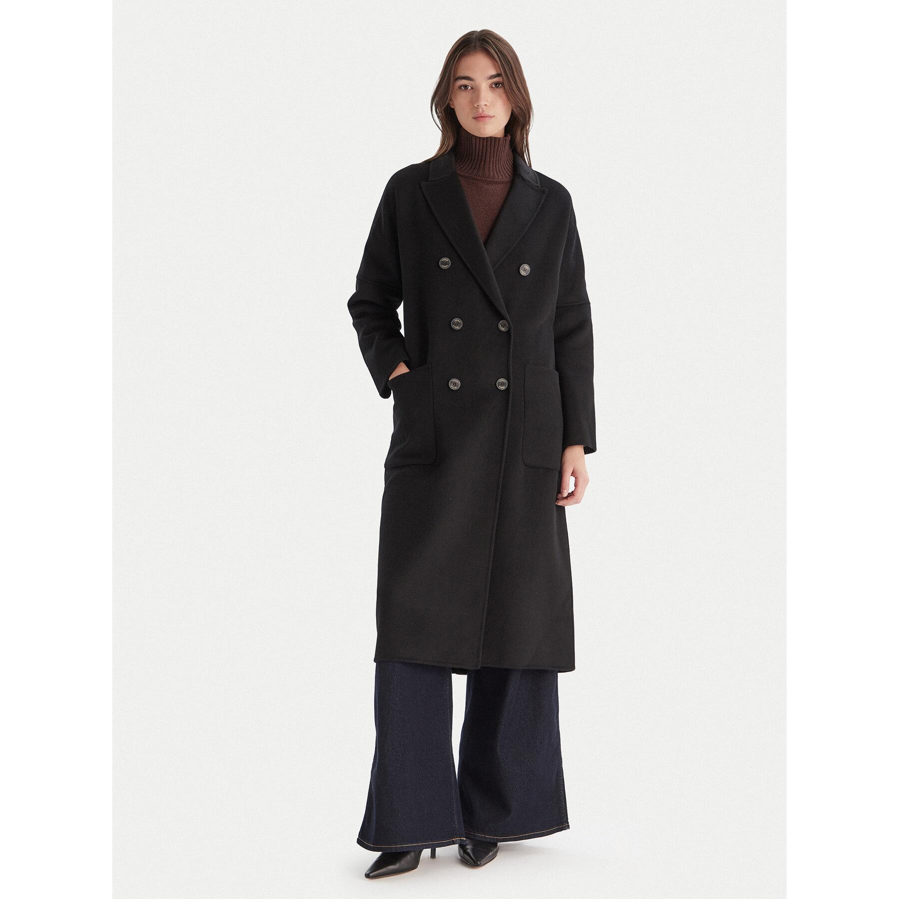 Modivo Schwarzer Mantel Damen Vero Moda Vero Moda Tenchcoat Bella