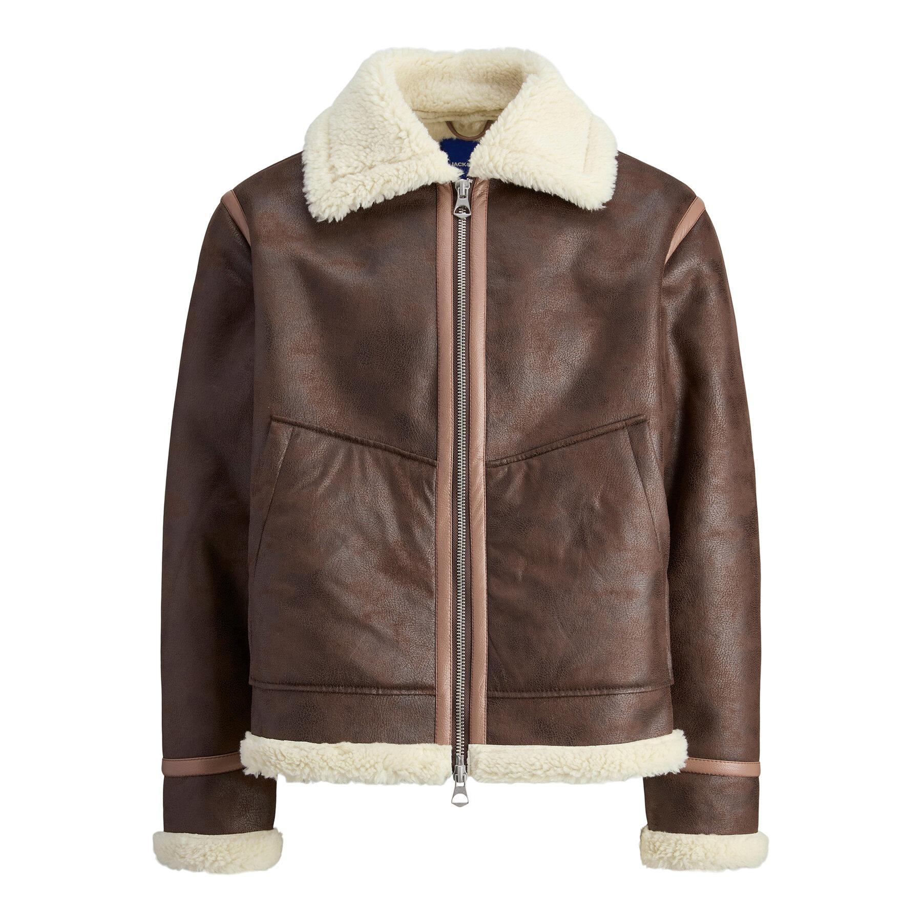 Kunstlederjacke Jack And Jones Lederjacke Braun Jack Jones