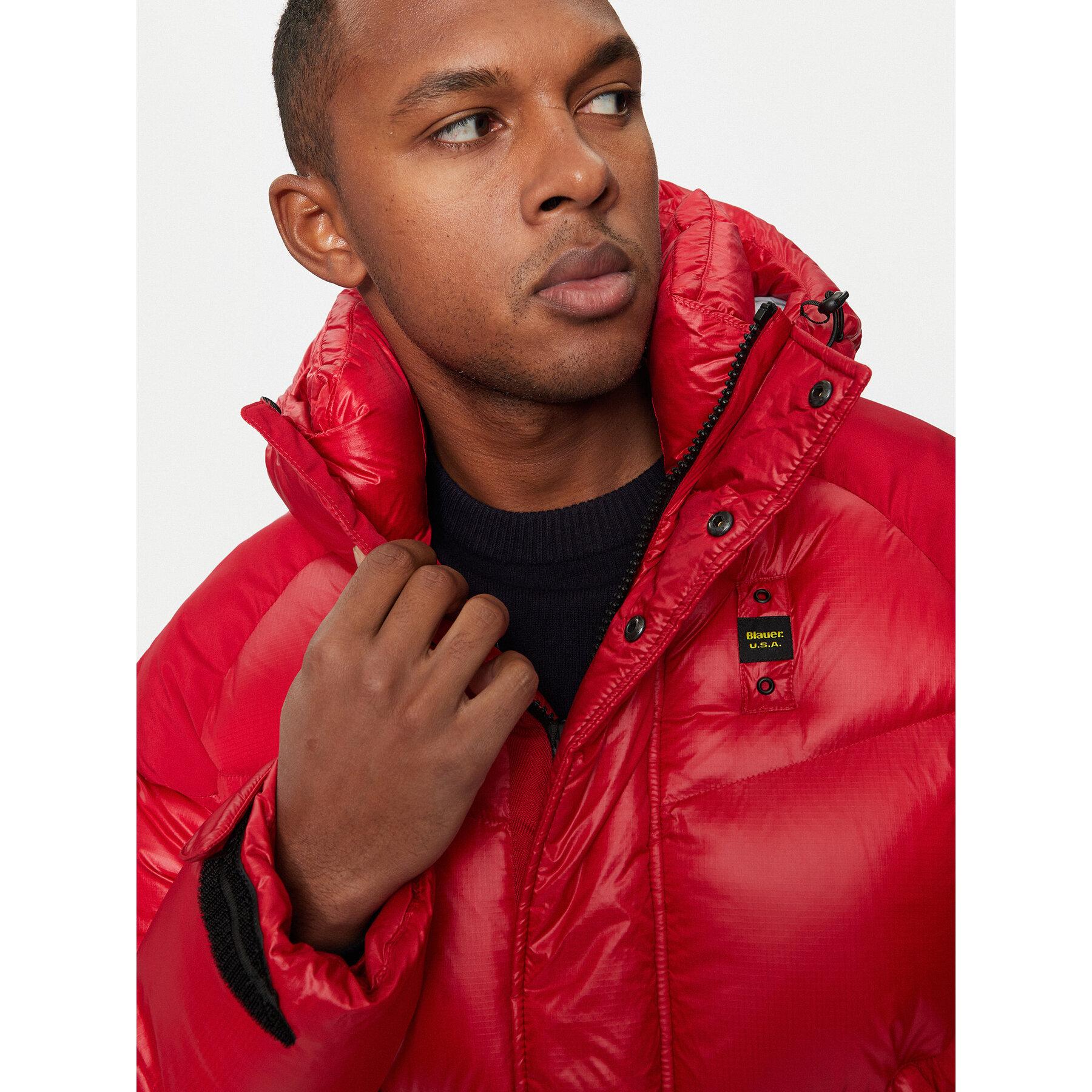 Winterjacke Rote Steppjacke Herren Blauer Daunenjacke Herren Rot