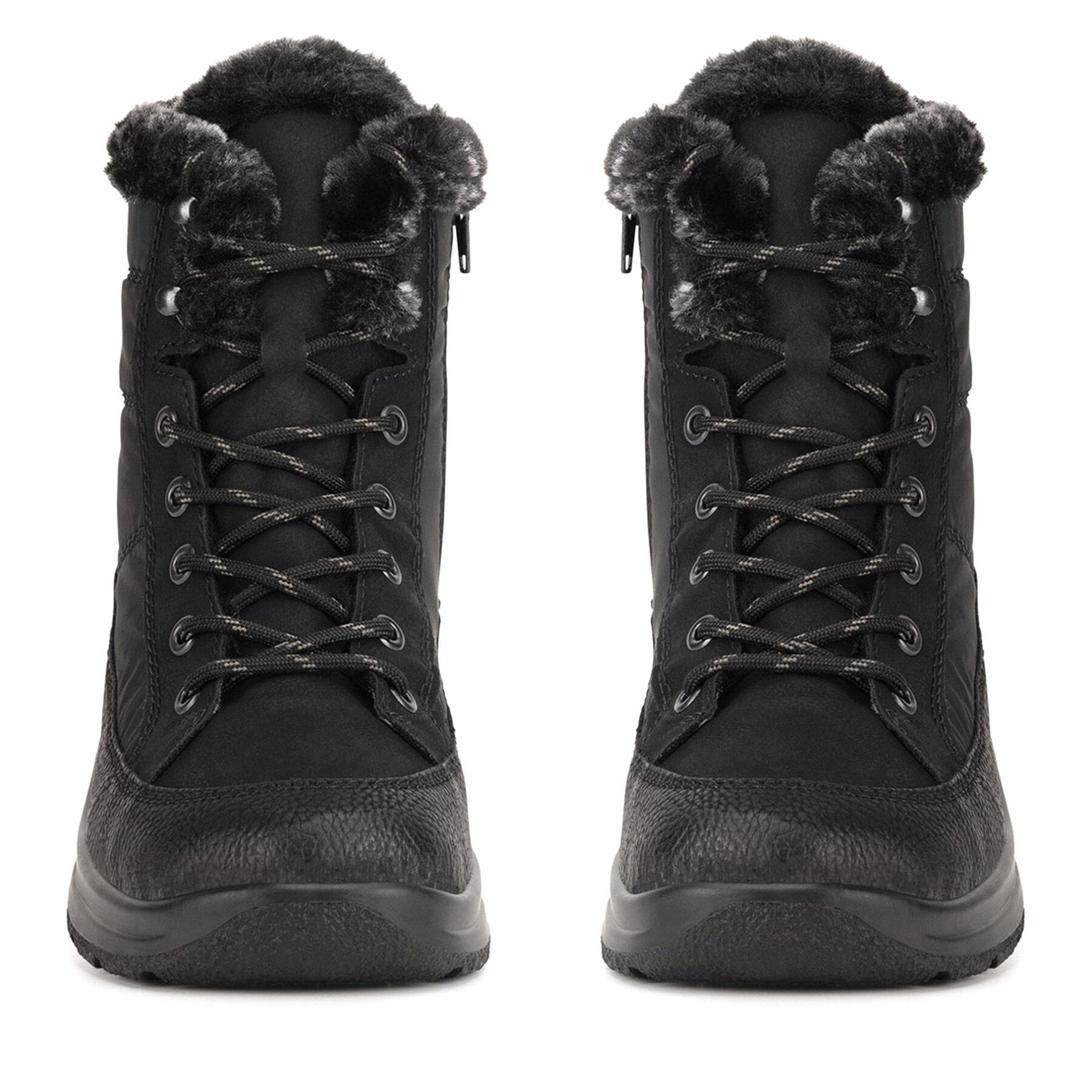 Modivo Rieker Schuhe Stiefeletten Schwarz Rieker Stiefeletten L7742-00 In  Schwarz Lyst DE