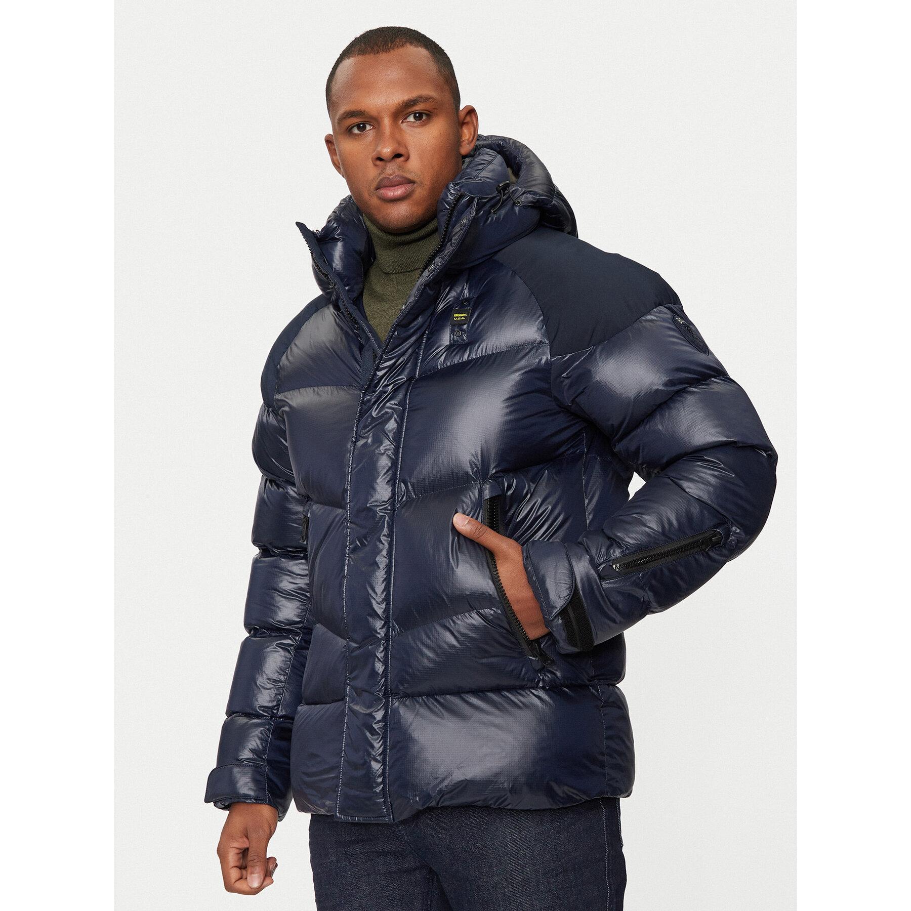 Blauer Winterjacke 24Wbluc02234 Regular Fit in Blau für Herren