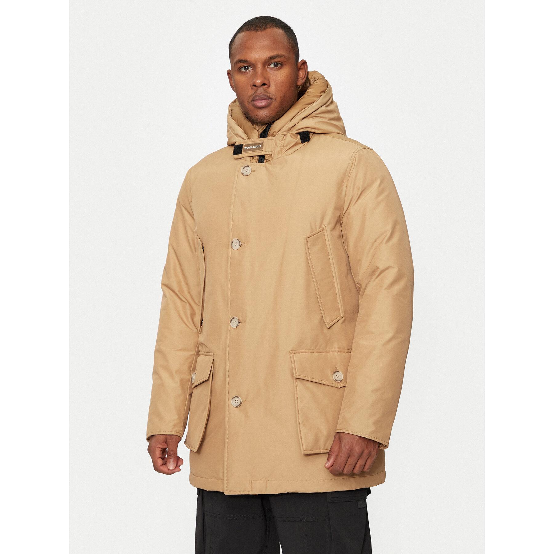 Daunenjacke Puffer Jacket Beige Herren Modivo Woolrich Daunenweste