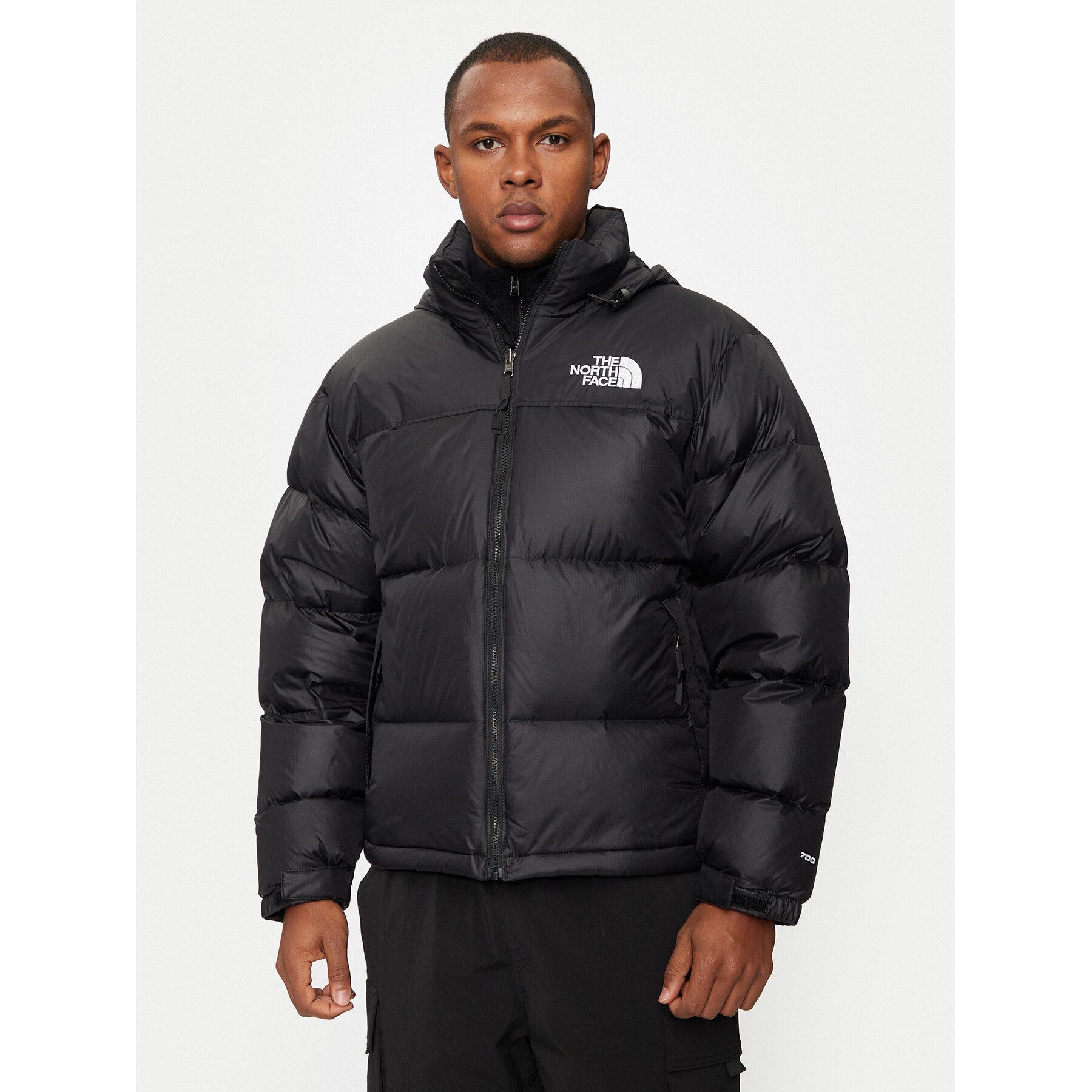 Herren 1996 Retro Nuptse Verstaubare Jacke Schwarz