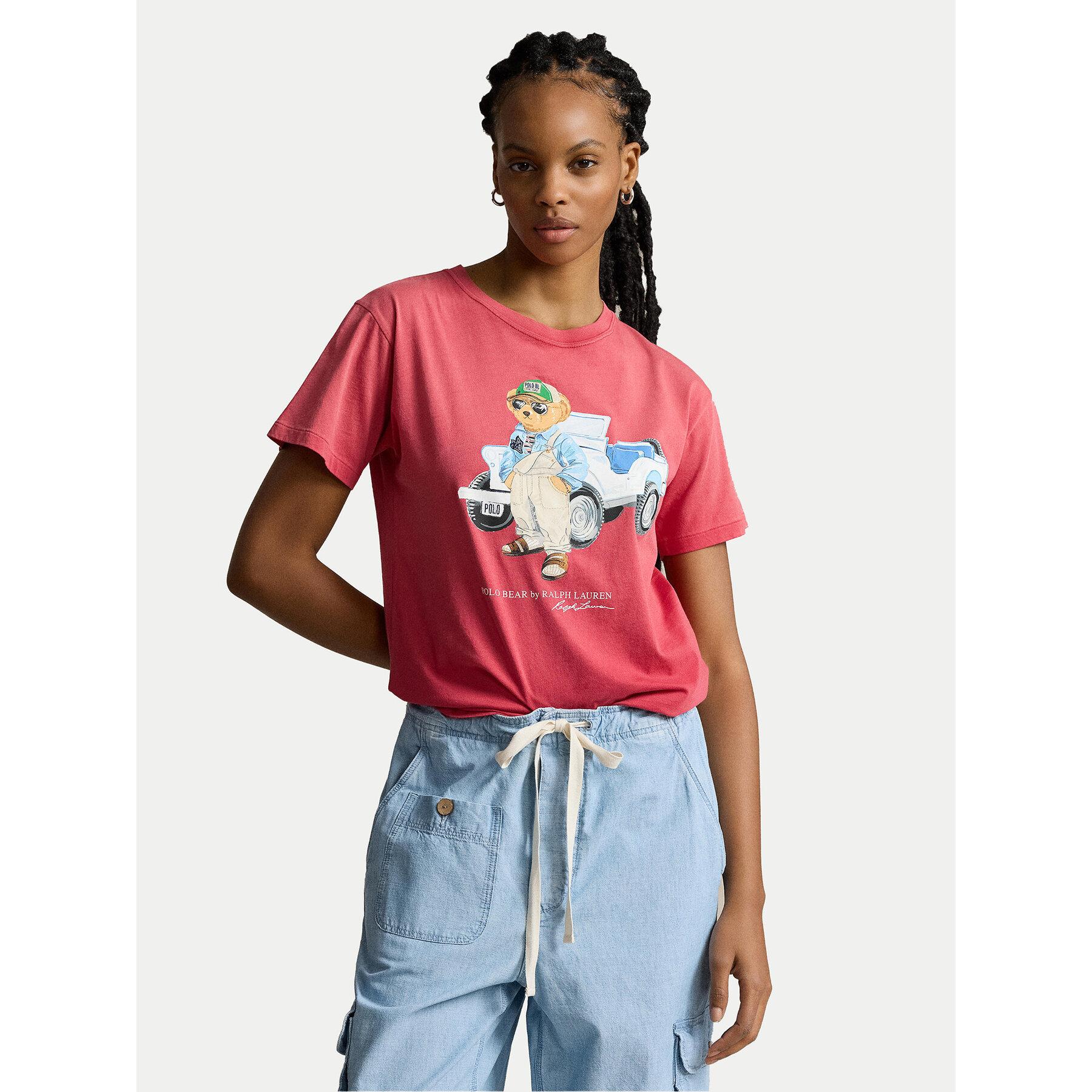 Polo Ralph Lauren T-Shirt 211935590001 Regular Fit in Rot | Lyst DE