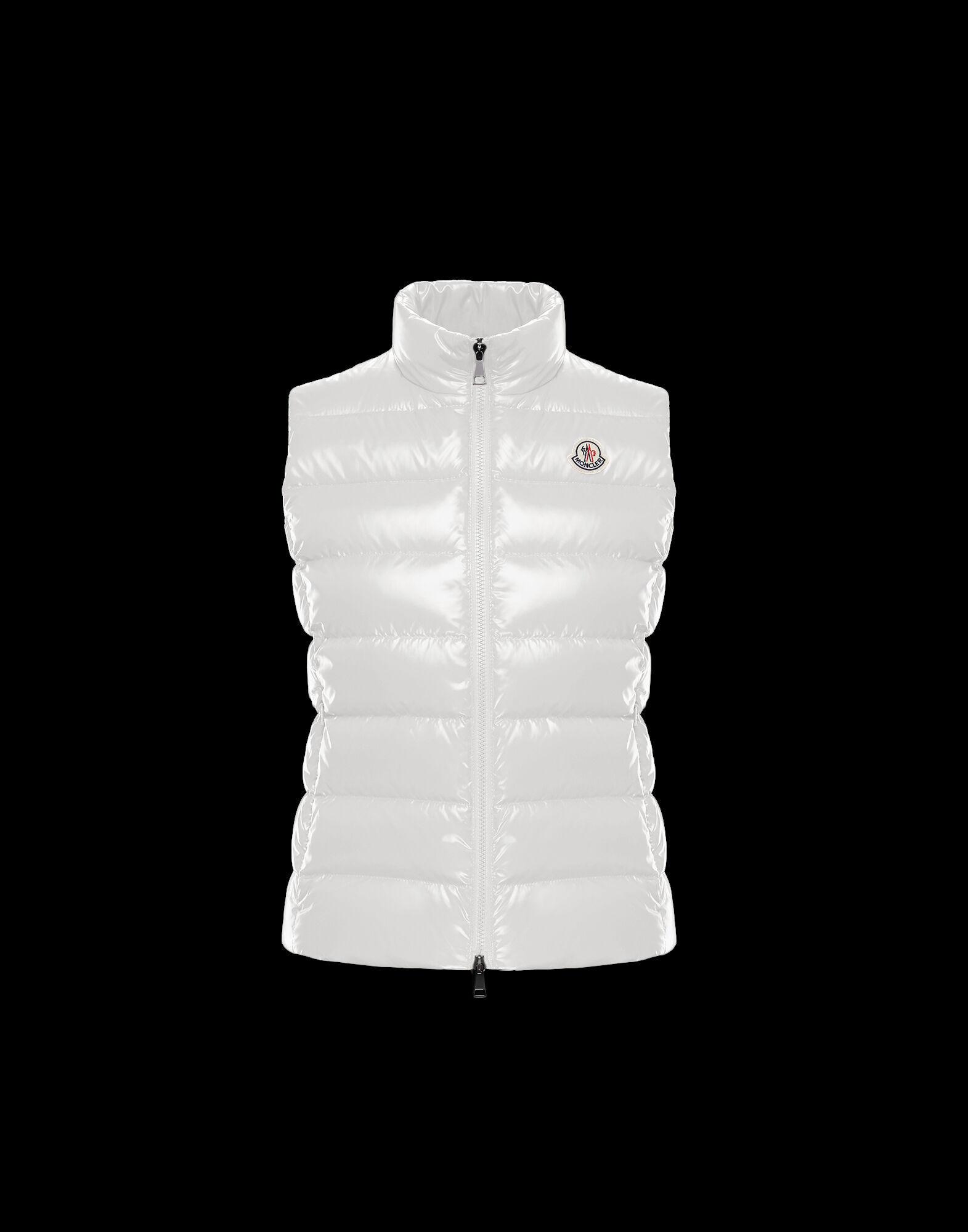 Moncler Synthetic Ghany Down Vest in White - Save 34% - Lyst