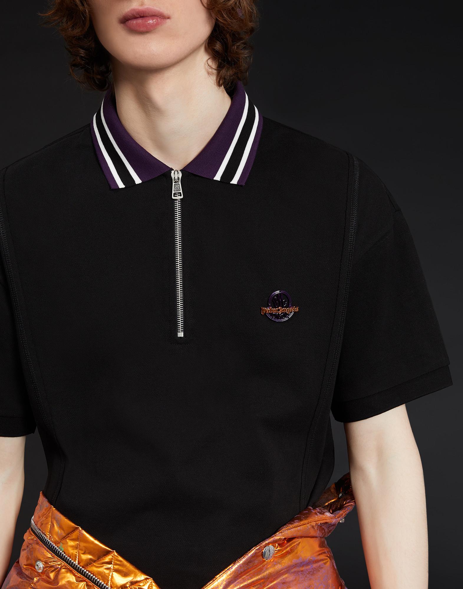 8 MONCLER PALM ANGELS Cotton Polo Shirt 
