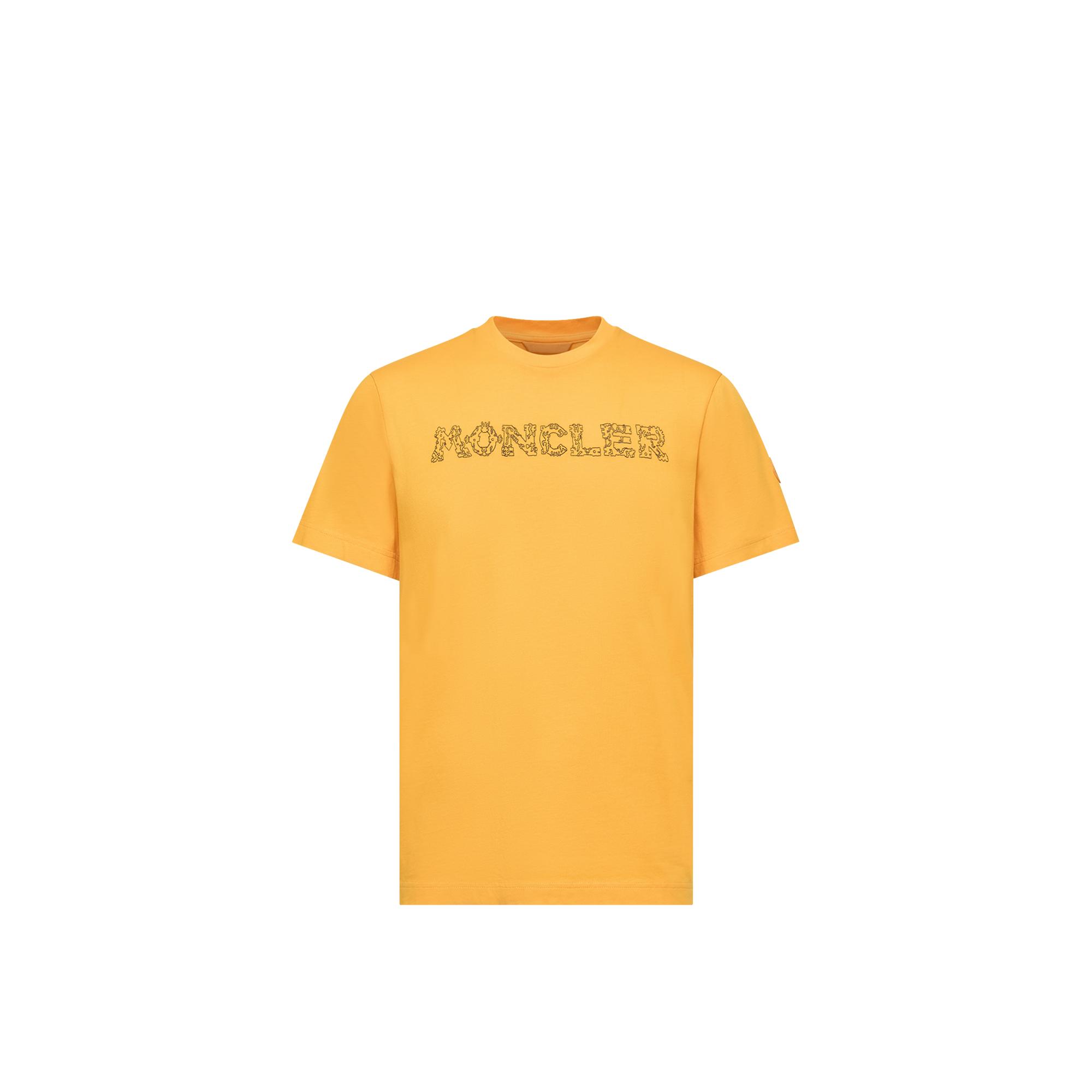 Yellow Moncler T-shirts for Men | Lyst