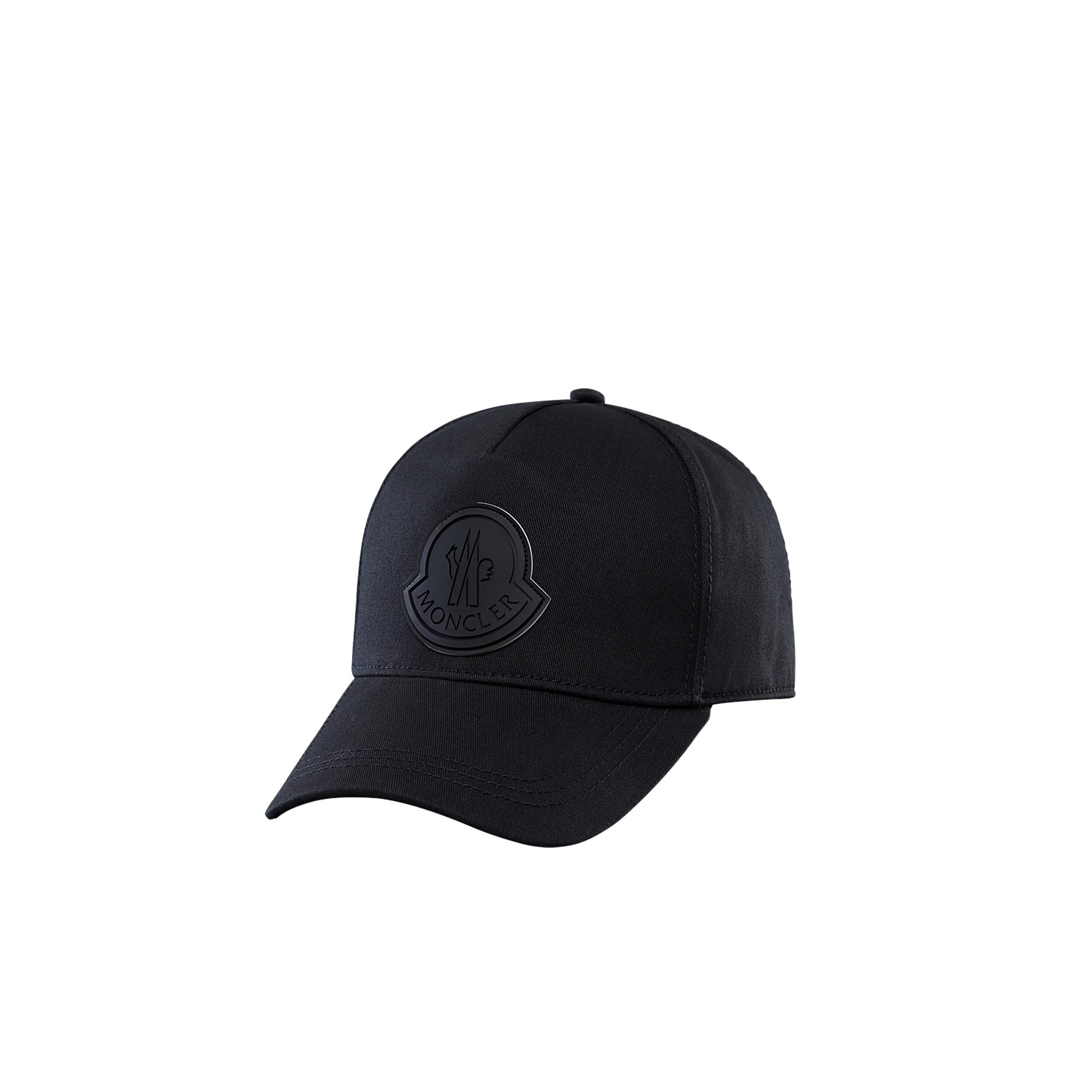 Moncler Rubber Moncler Logo Baseball Cap in Black for Men | Lyst