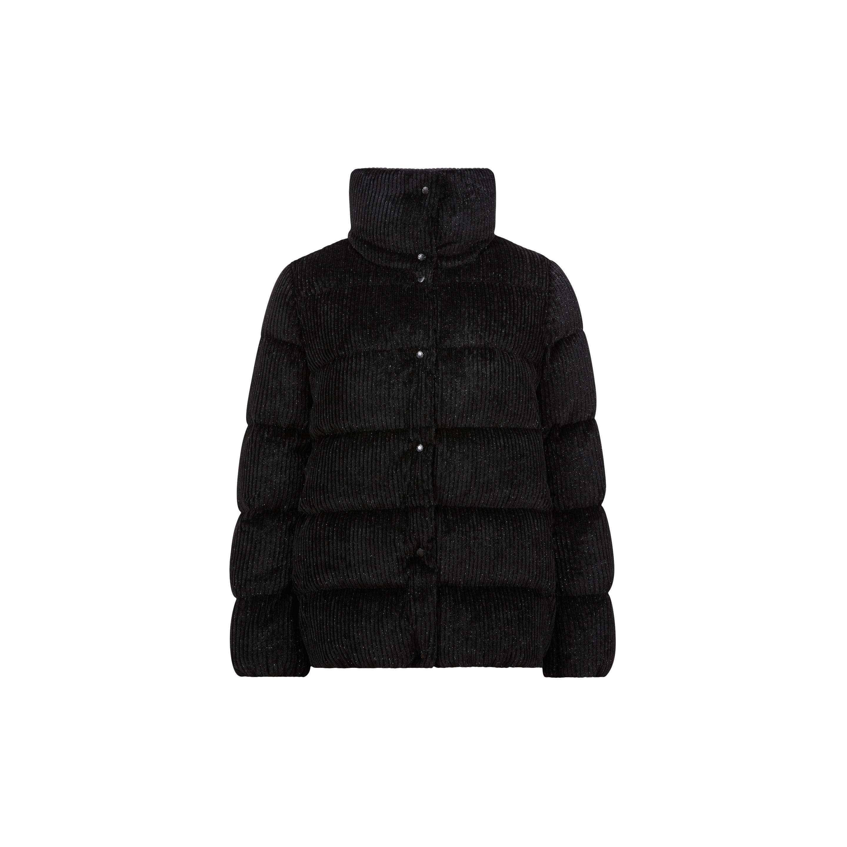 【MONCLER】Black☆Cochevisse Corduroy Short ダウンジャケット Moncler Cochevisse Metallic Corduroy Short Down Jacket in