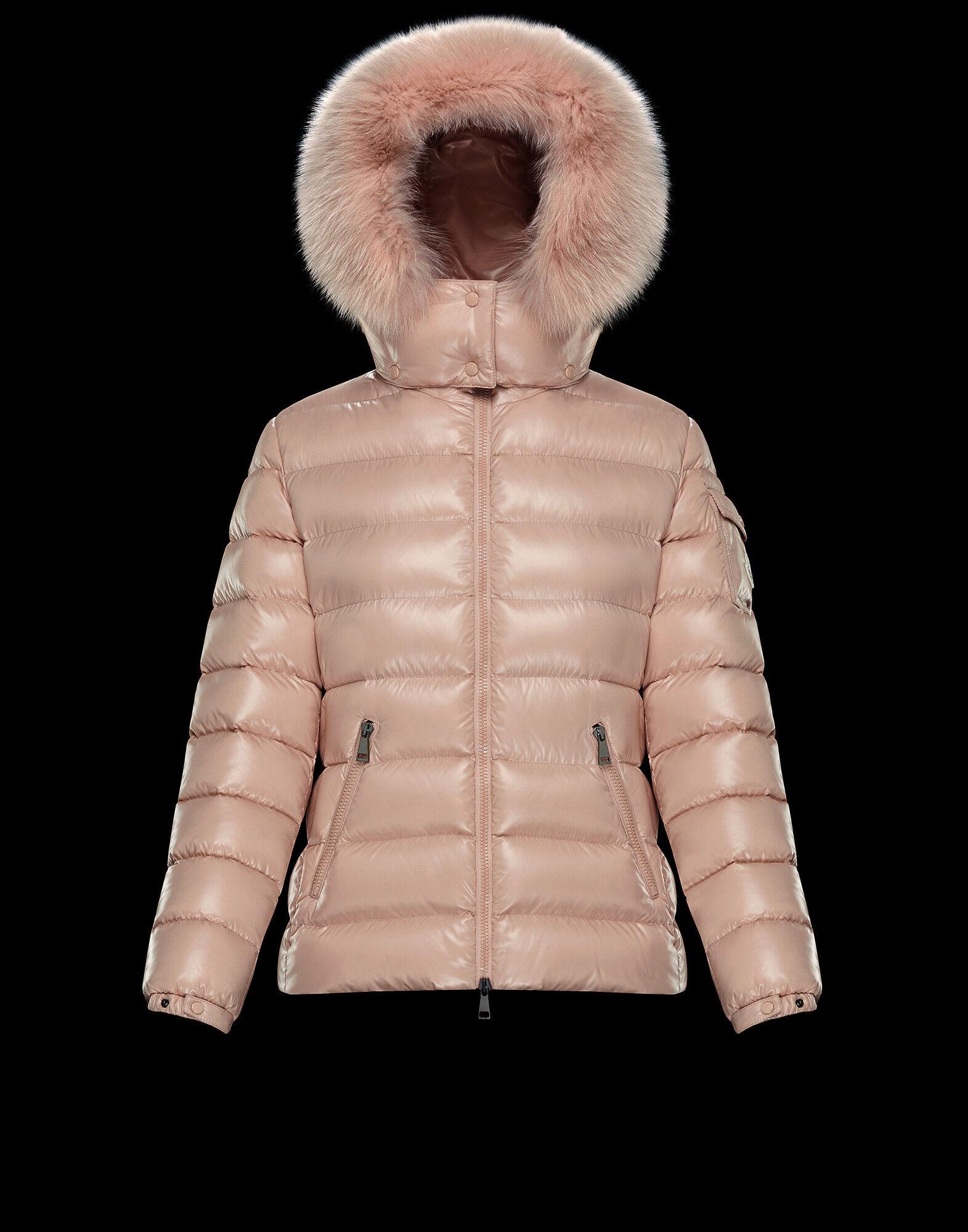 Moncler Badyfur Jacket in Pink | Lyst