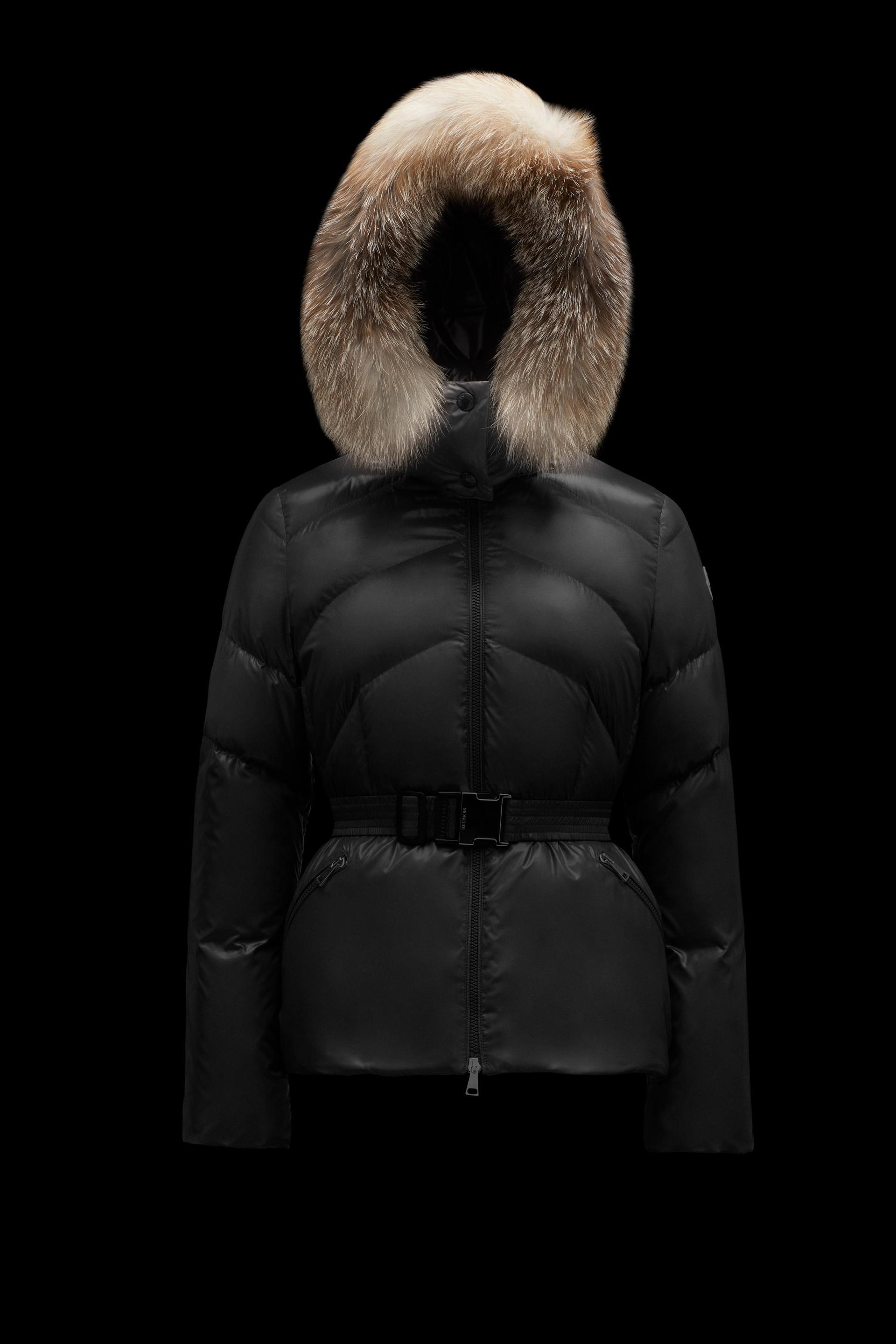 Moncler tatie down jacket with fox fur 2025