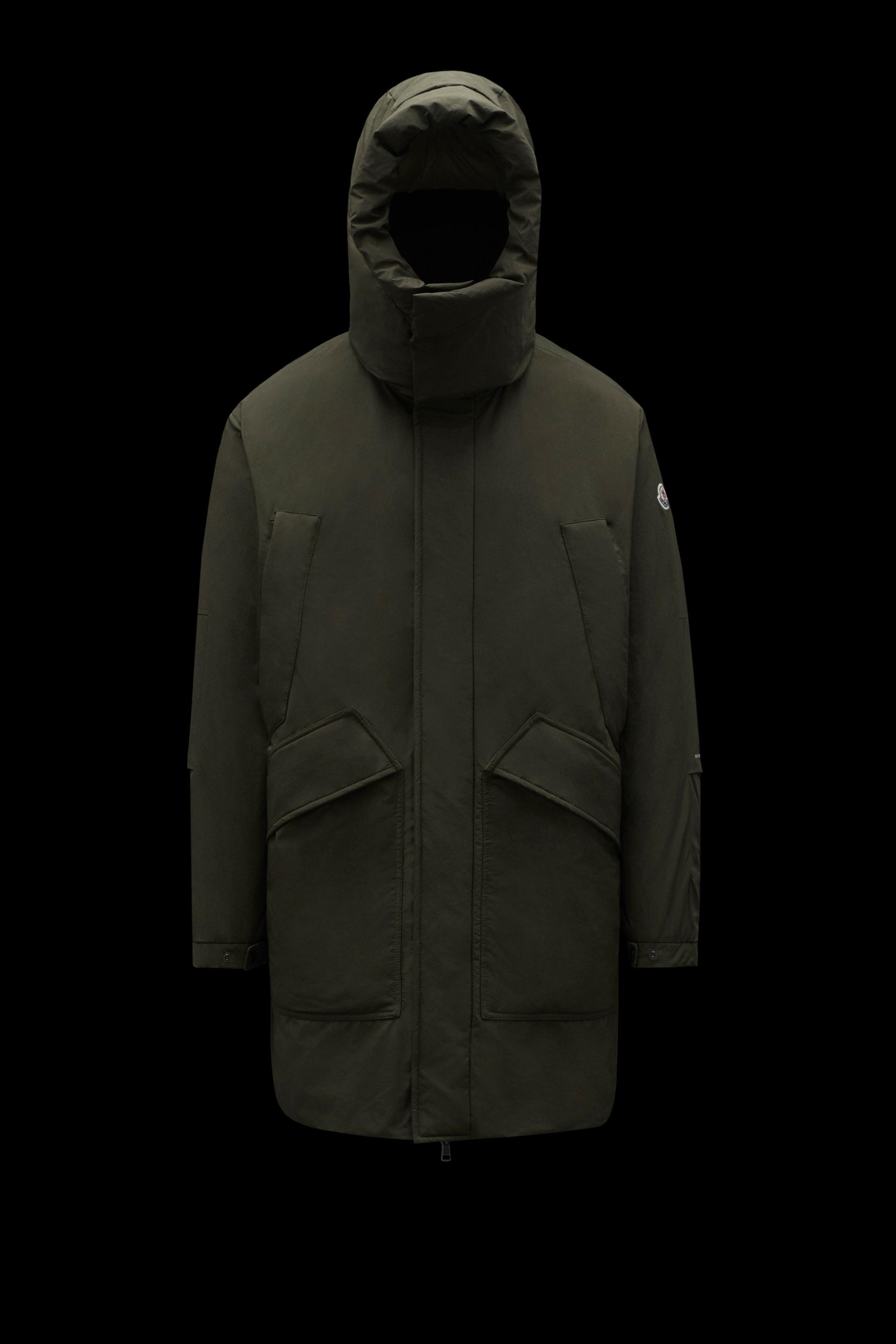 moncler green parka