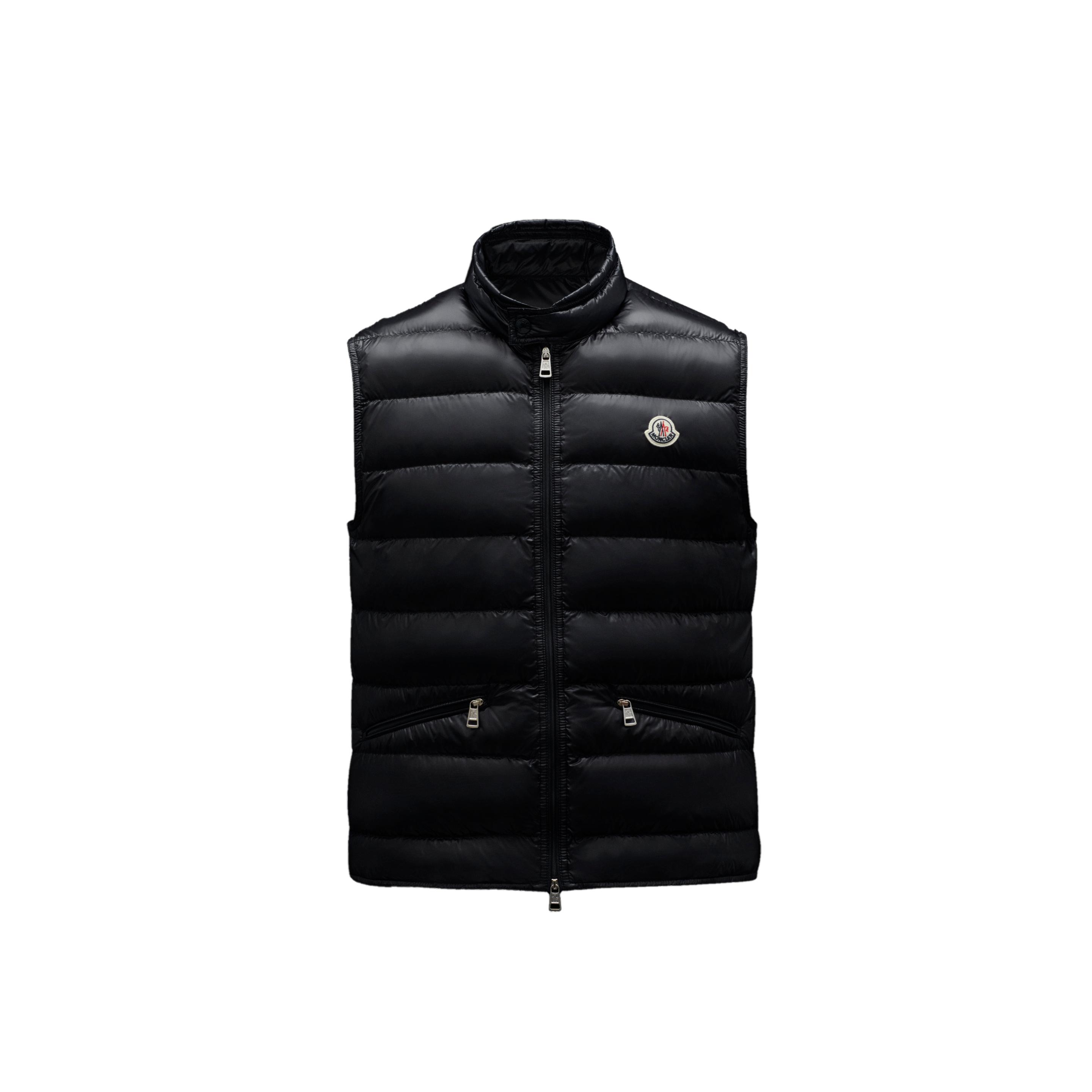 Moncler Gui Down Gilet in Black for Men | Lyst