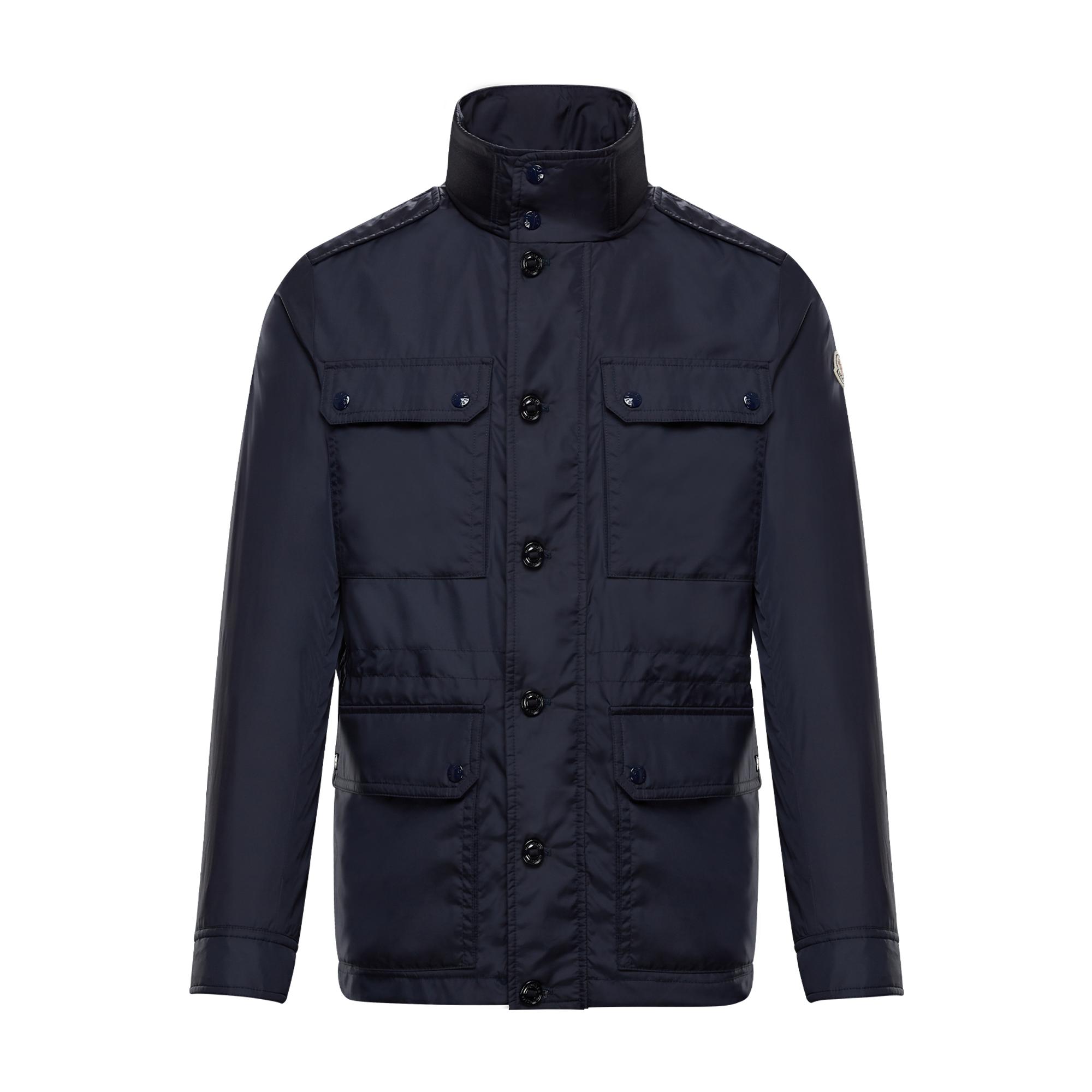 Moncler Synthetic Mens Lez Nylon Rainwear Jacket In Dark Blue for 