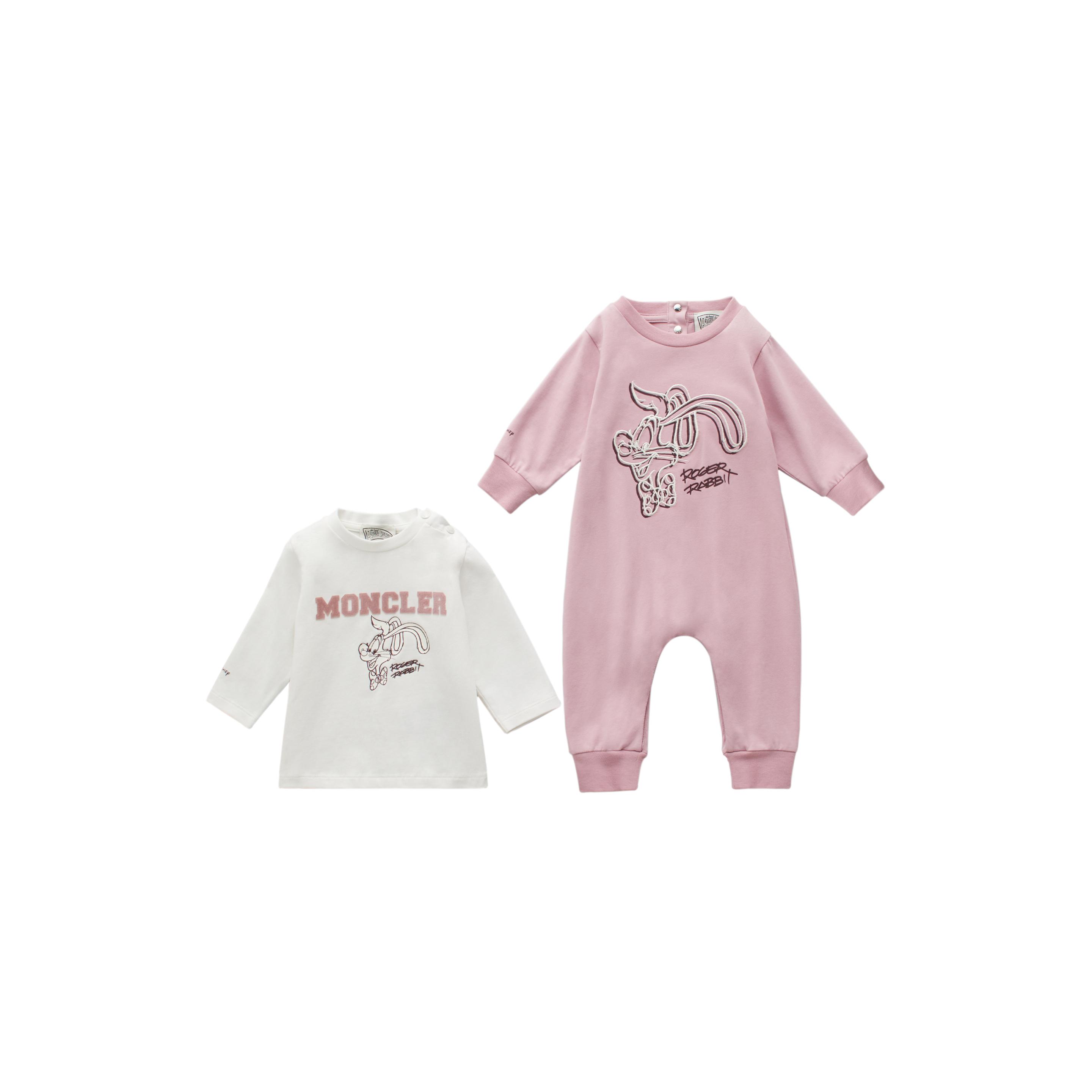 Moncler Baby Grow Set Pink | Lyst