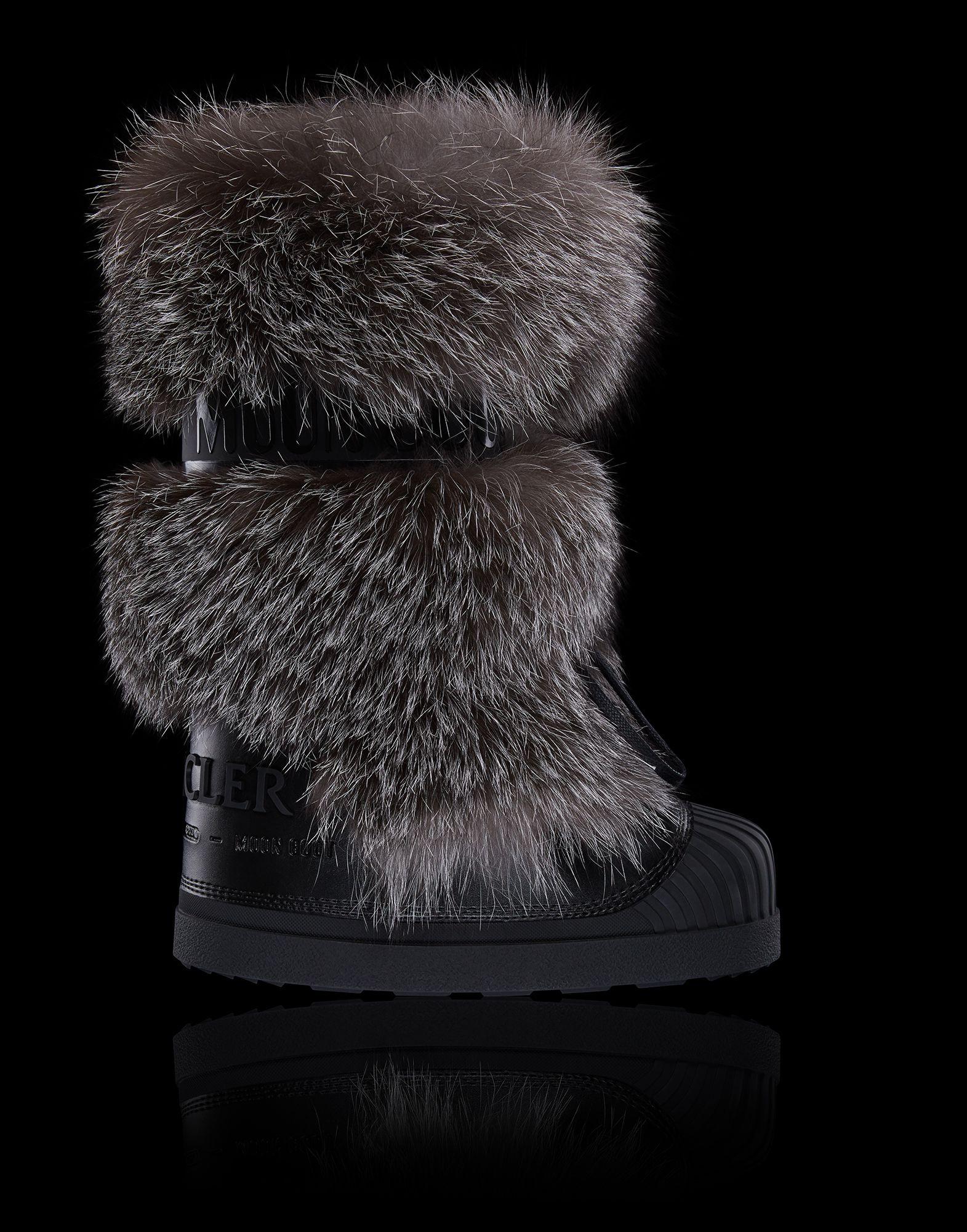 moncler fur boots