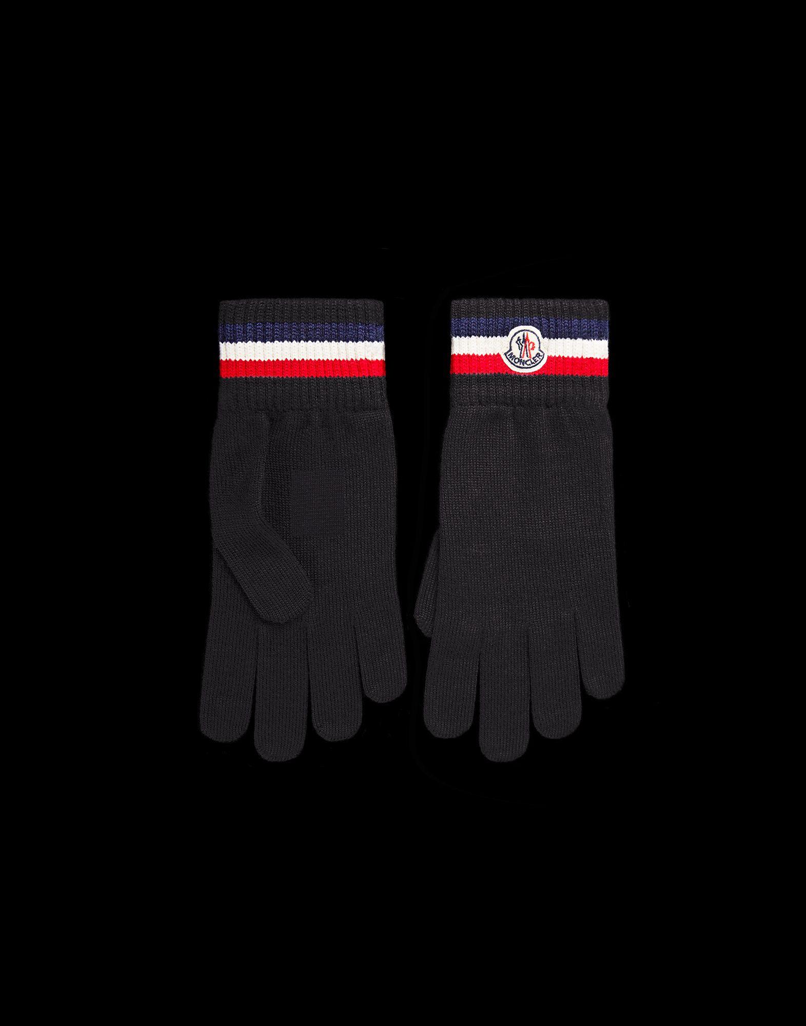 Moncler Gloves in Gray for Men - Lyst
