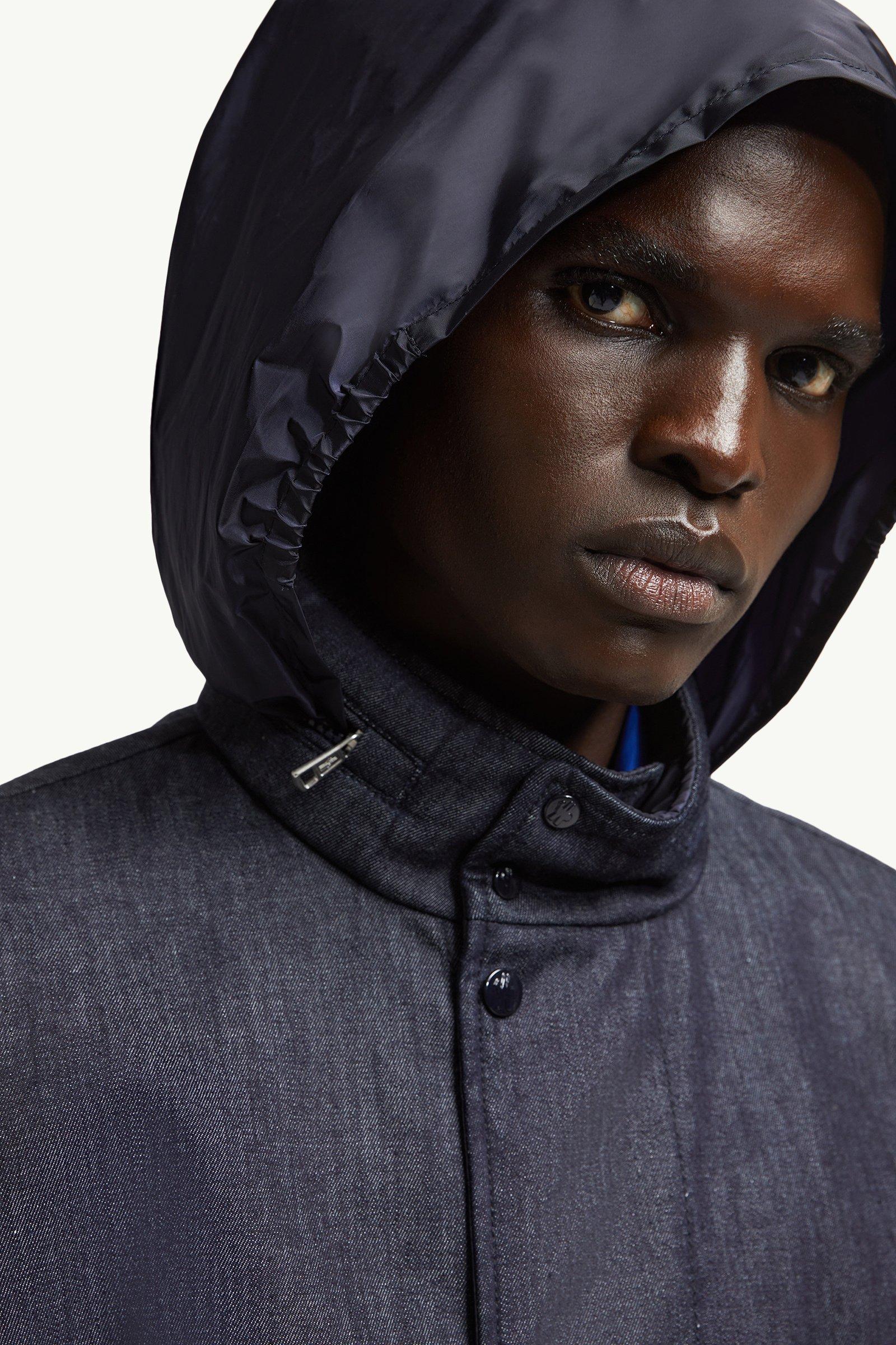 Moncler Chesery Denim Field Jacket in Black for Men | Lyst UK
