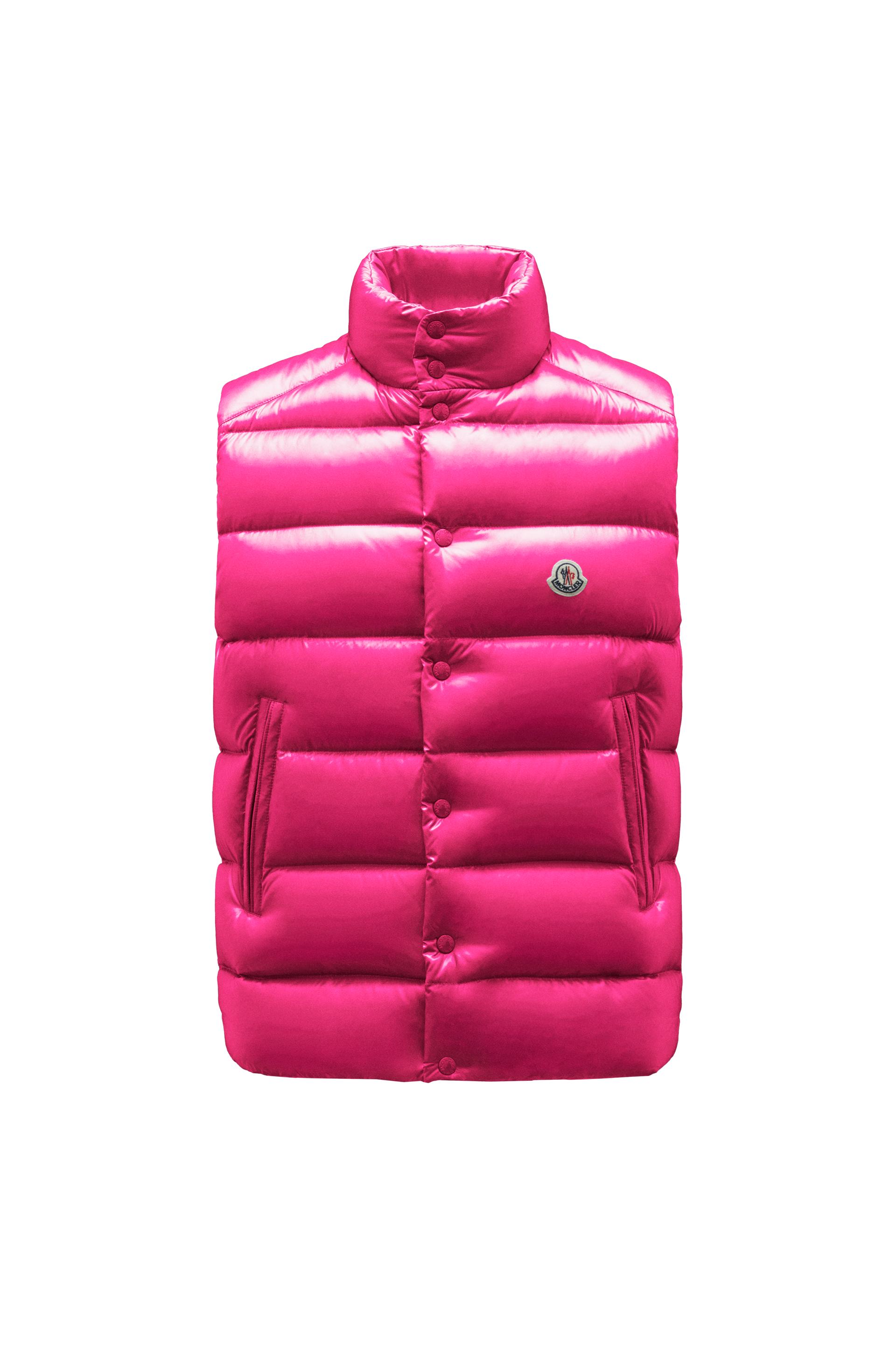 Moncler Tibb Gilet in Pink for Men | Lyst