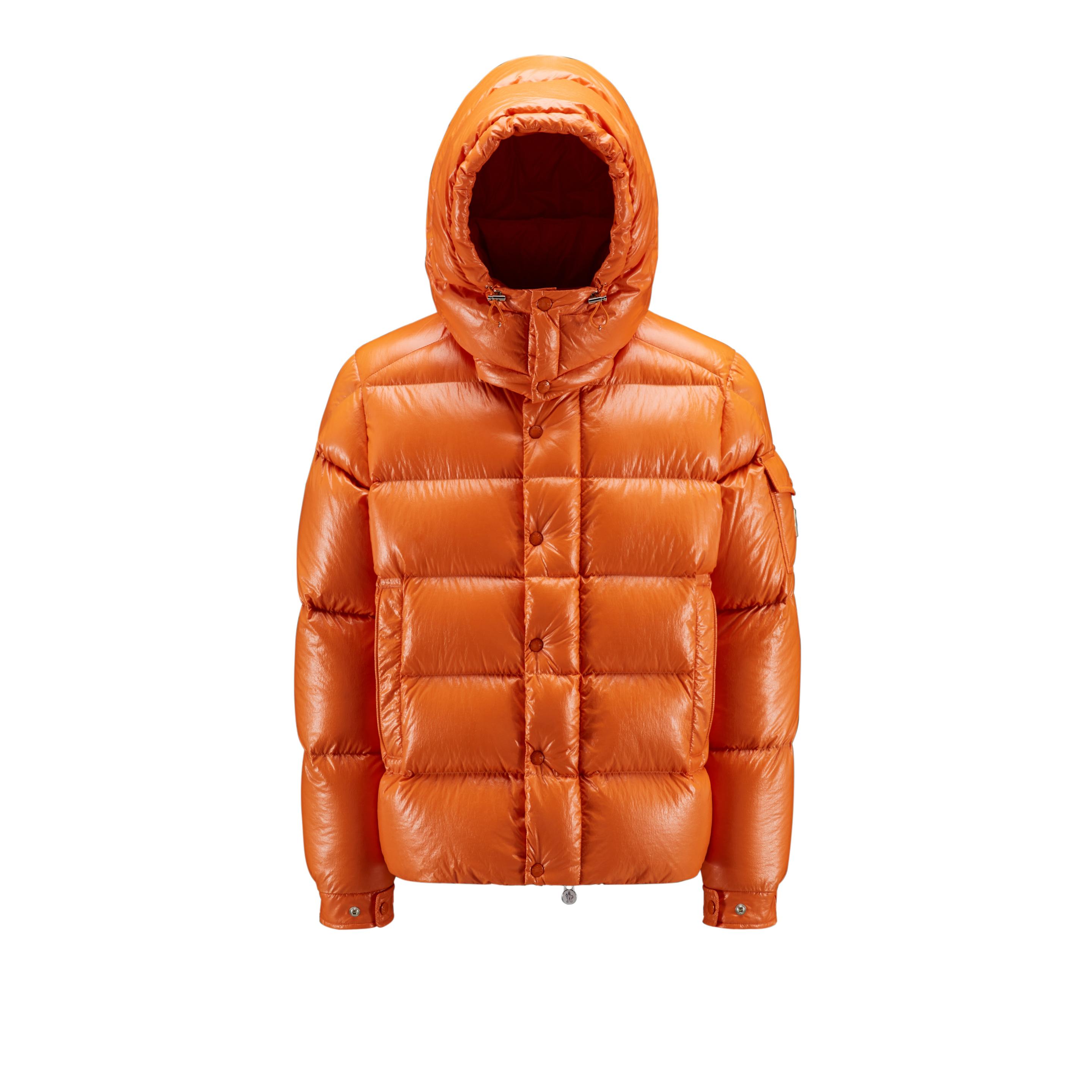 Moncler Maya 70 Short Down Jacket in Orange for Men | Lyst