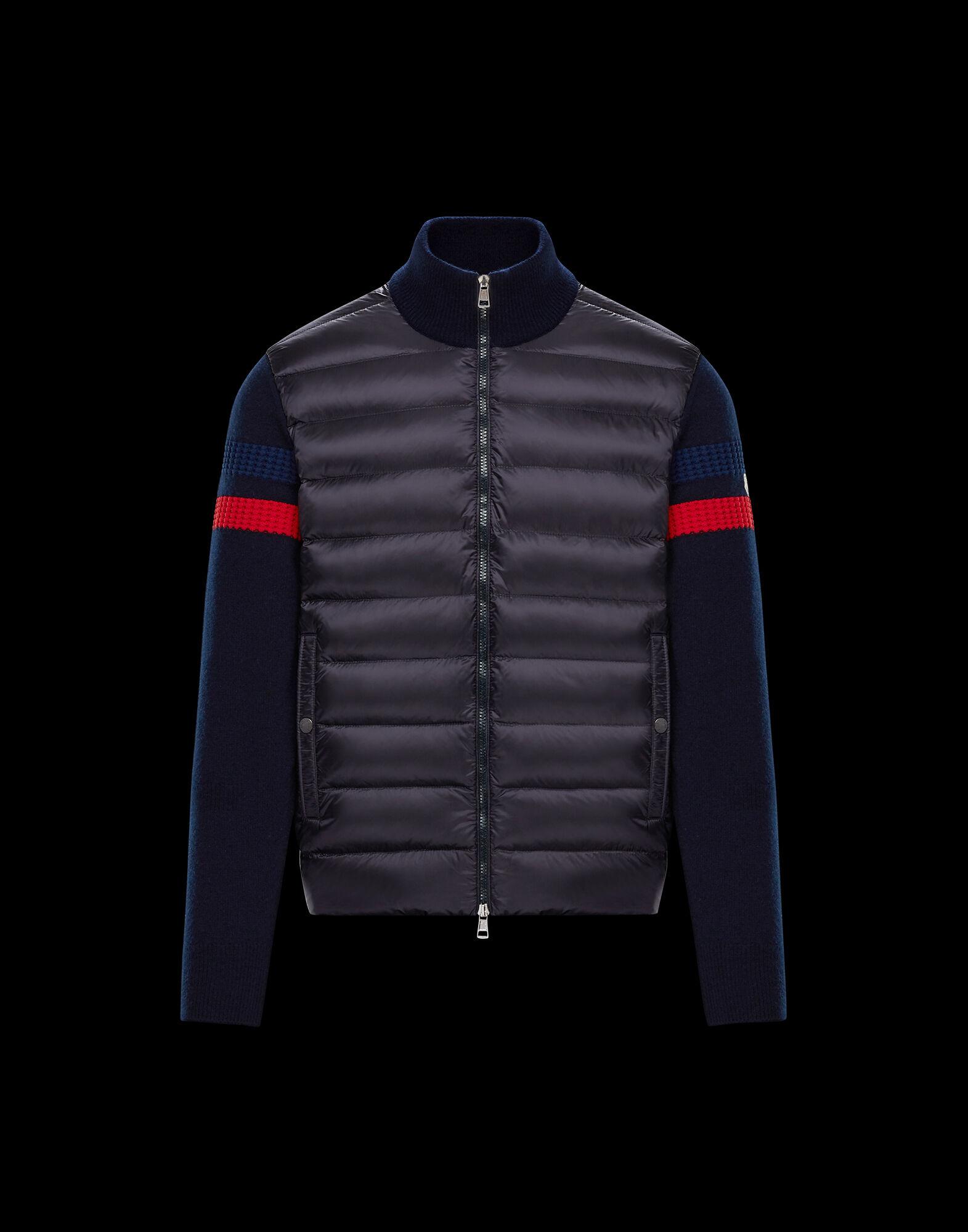 moncler cardigan blue