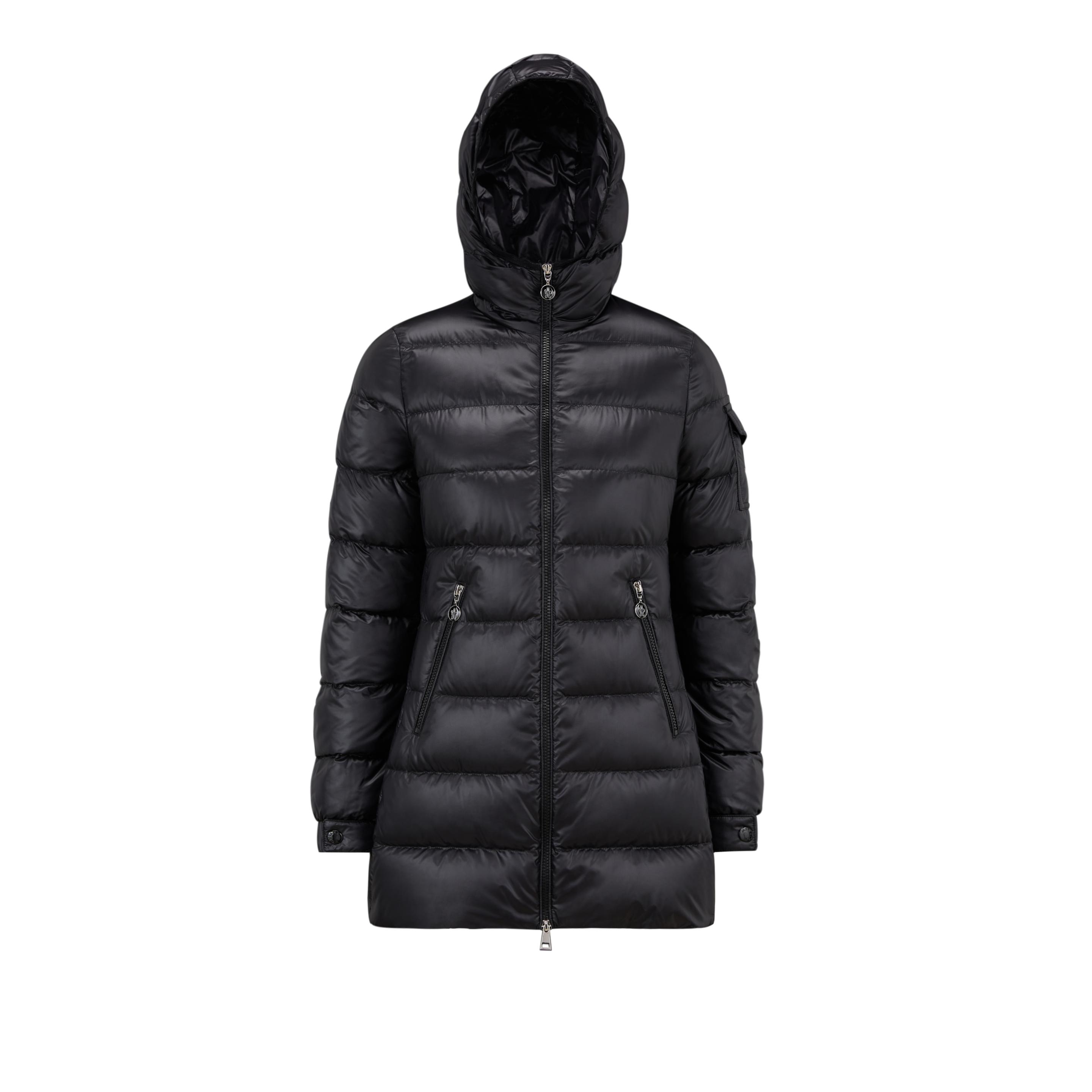 Moncler Armoise Short Down Jacket in Black